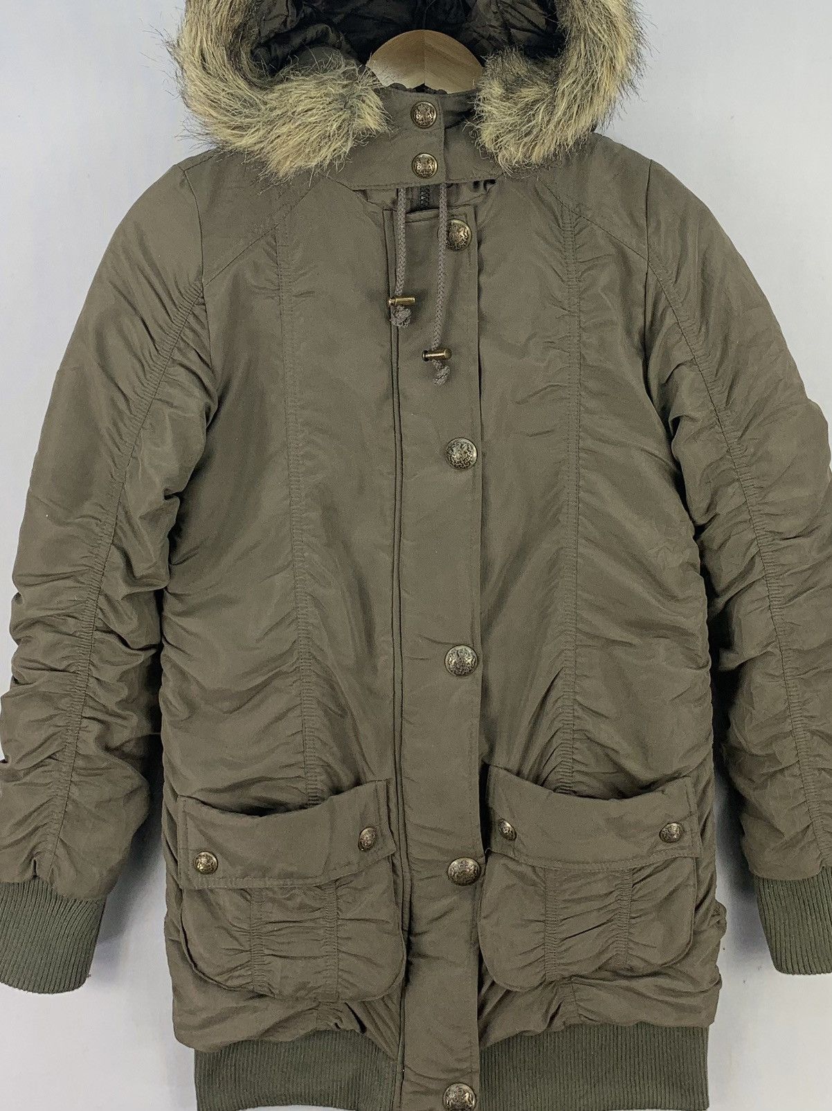 Japanese Brand Faux Fur Hoodie Fashion Parka Jacket Size US XS / EU 42 / 0 - 2 Thumbnail