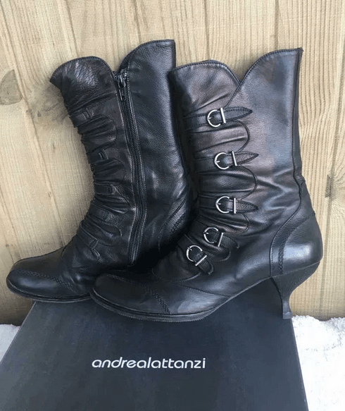 Other Avant Garde Leather Boots Crazy Avant Garde Size US 7.5 / IT 37.5 - 3 Thumbnail