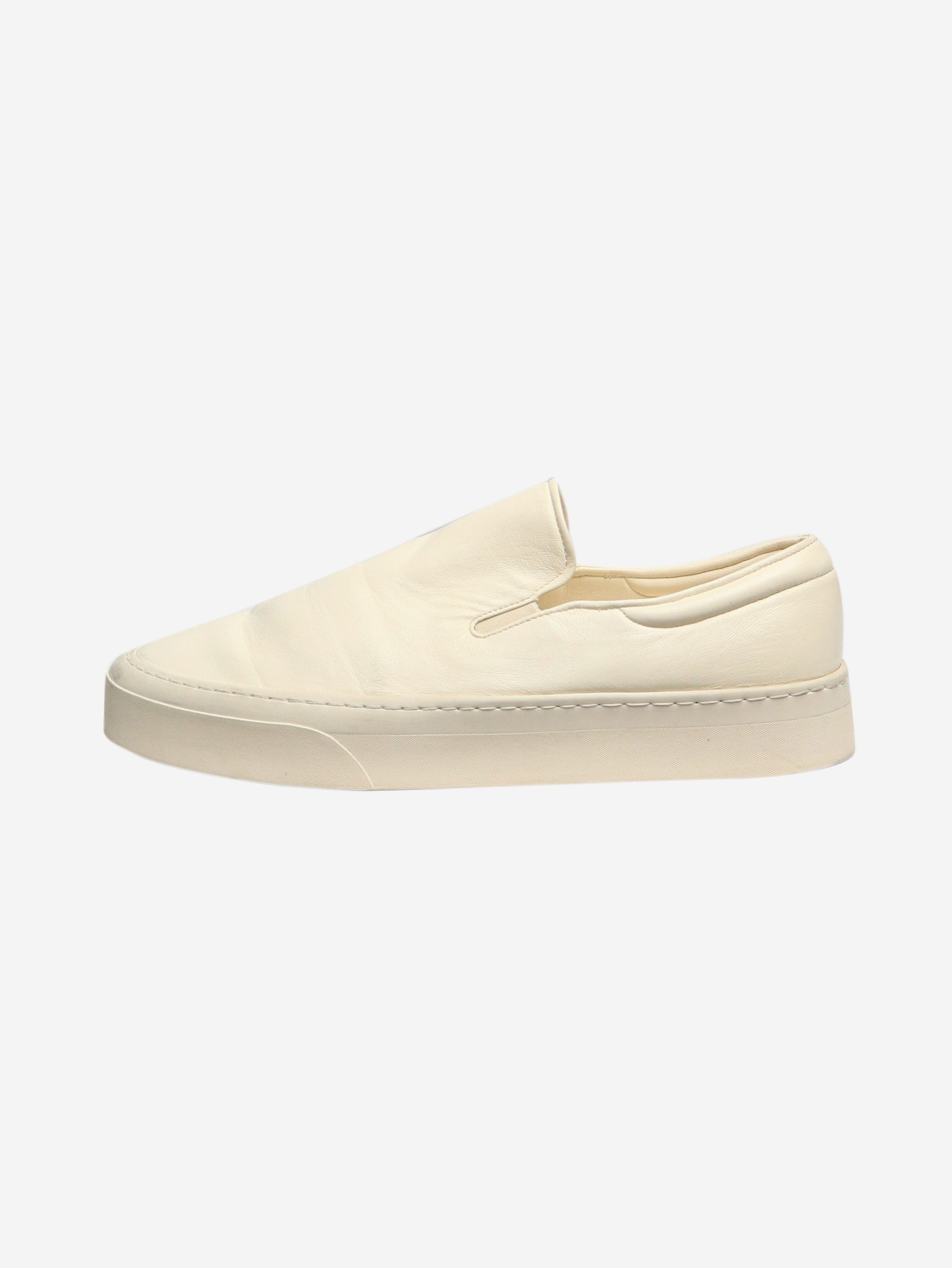 The Row Ivory Marie H nappa sneakers - EU 38 Size US 7.5 / IT 37.5 - 1 Thumbnail