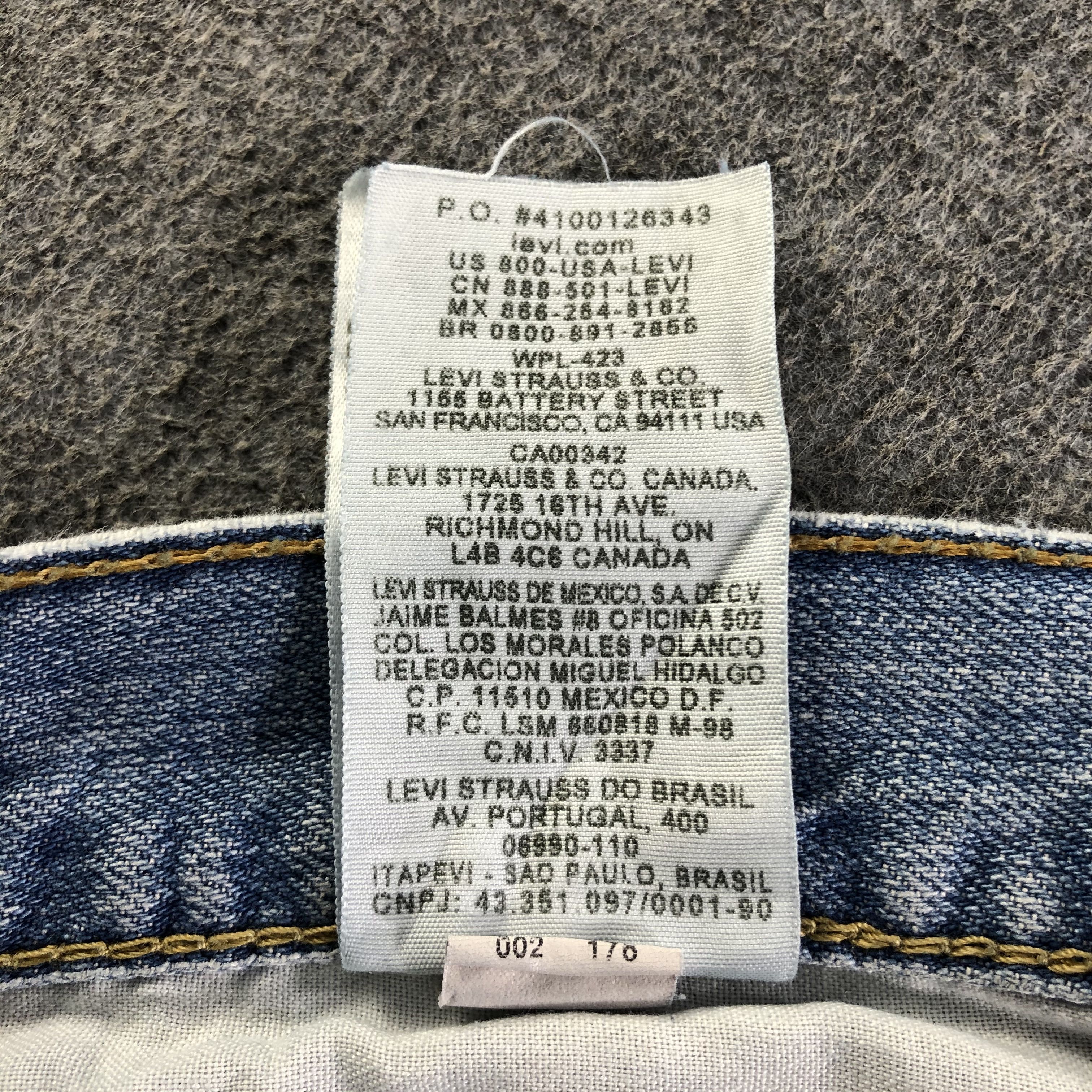 Levi's Vintage Blue Wash Levis 569 Jeans-J4453 Size US 40 / EU 56 - 15 Thumbnail