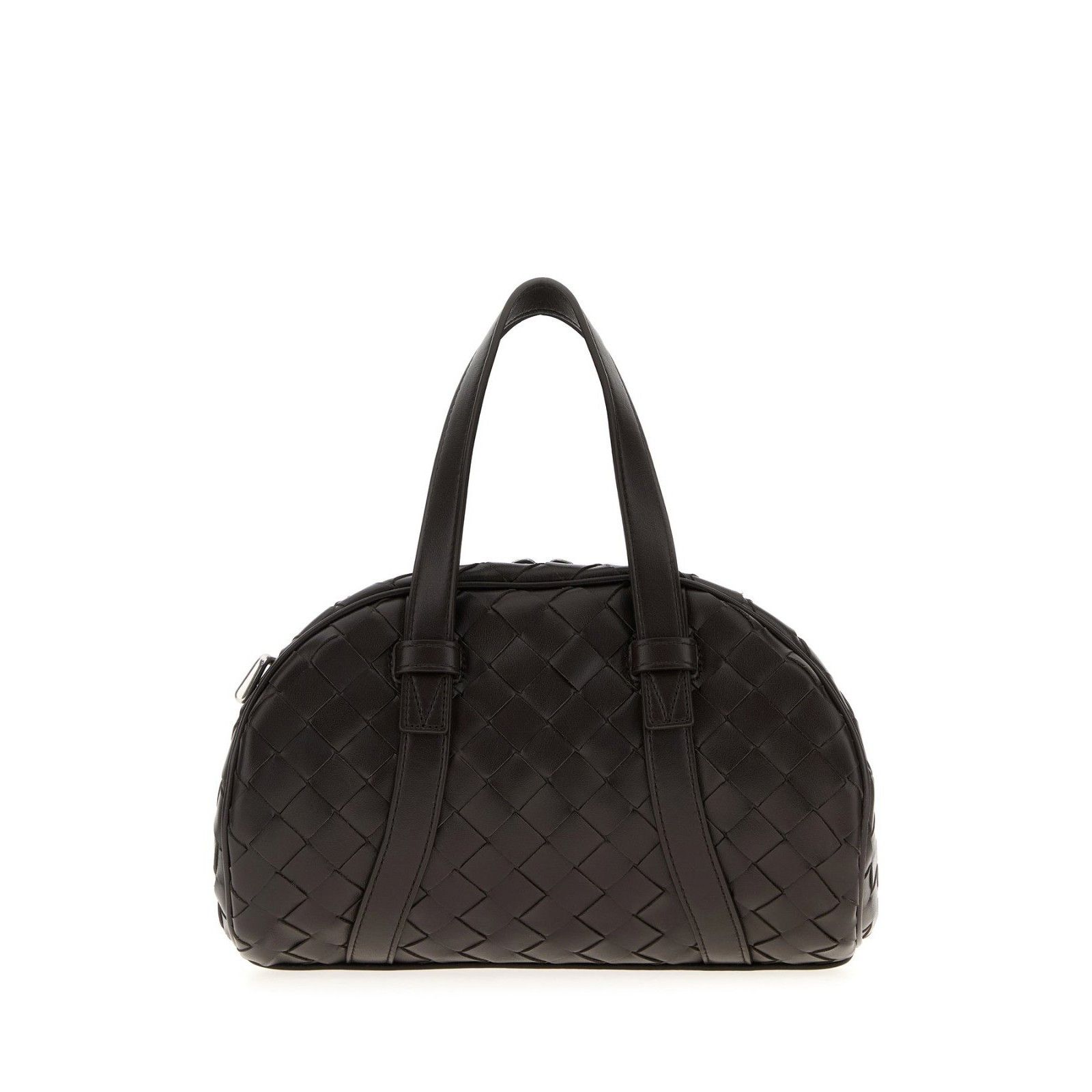 Bottega Veneta Black Intrecciato Leather Handbag New & Authe
