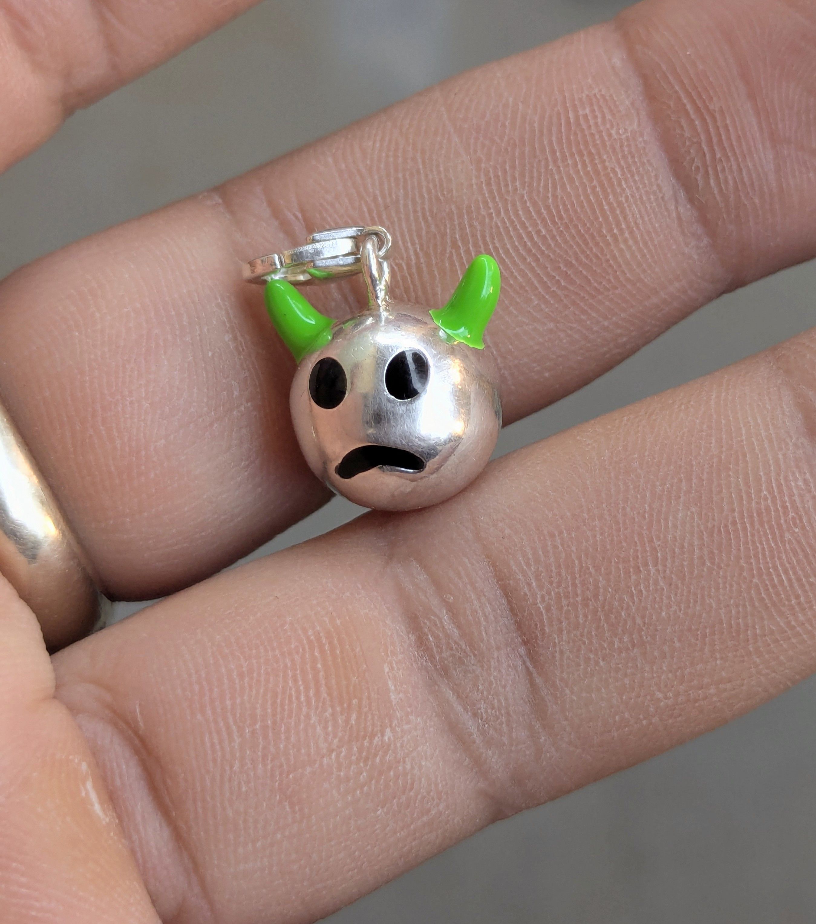 Jewelry Thomas Sabo Sterling Silver Pendant Charm Devil Horns Size ONE SIZE - 9 Thumbnail