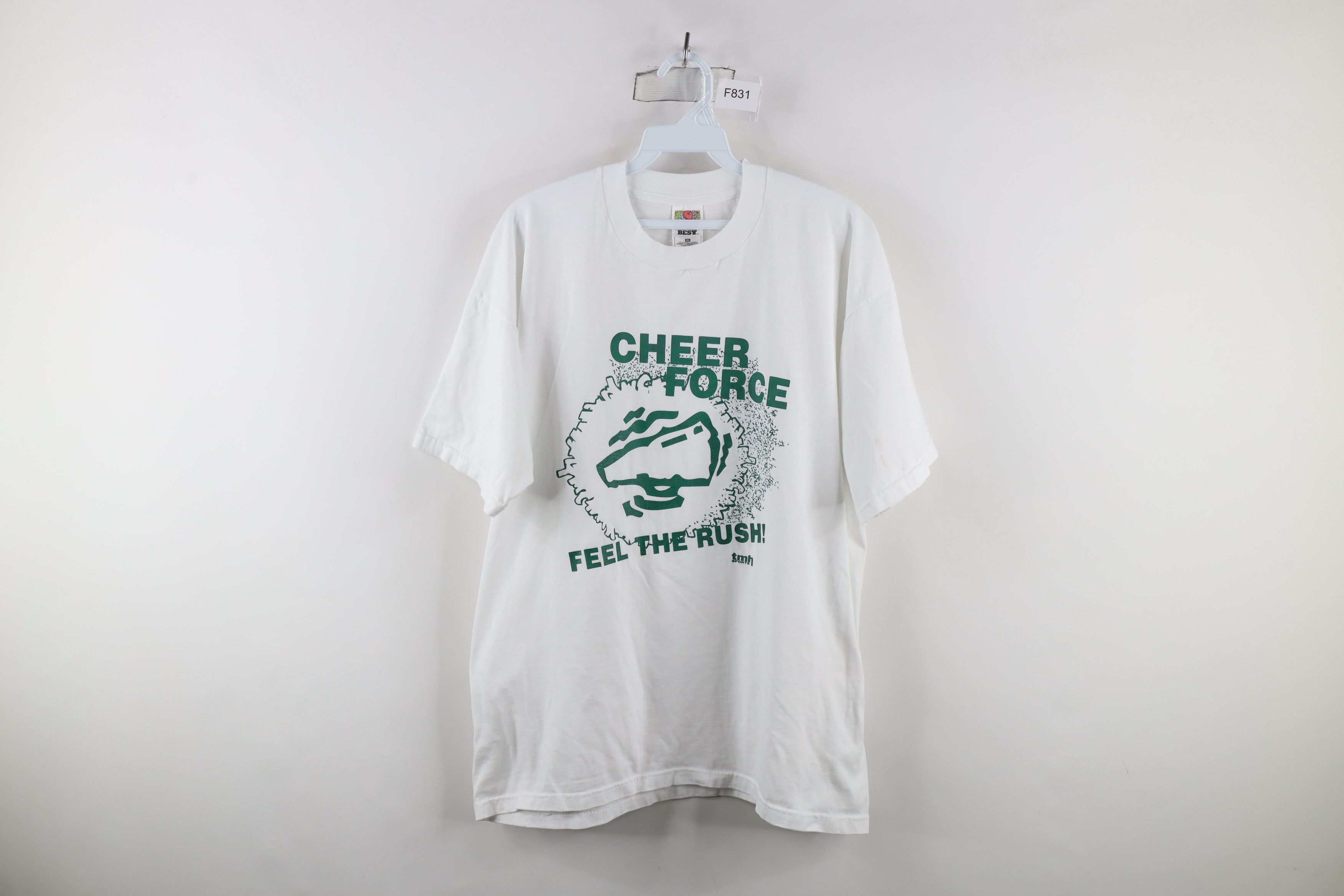 Vintage Vintage 90s Cheer Force Cheerleader Short Sleeve T-Shirt Size XL / US 12-14 / IT 48-50 - 1 Thumbnail