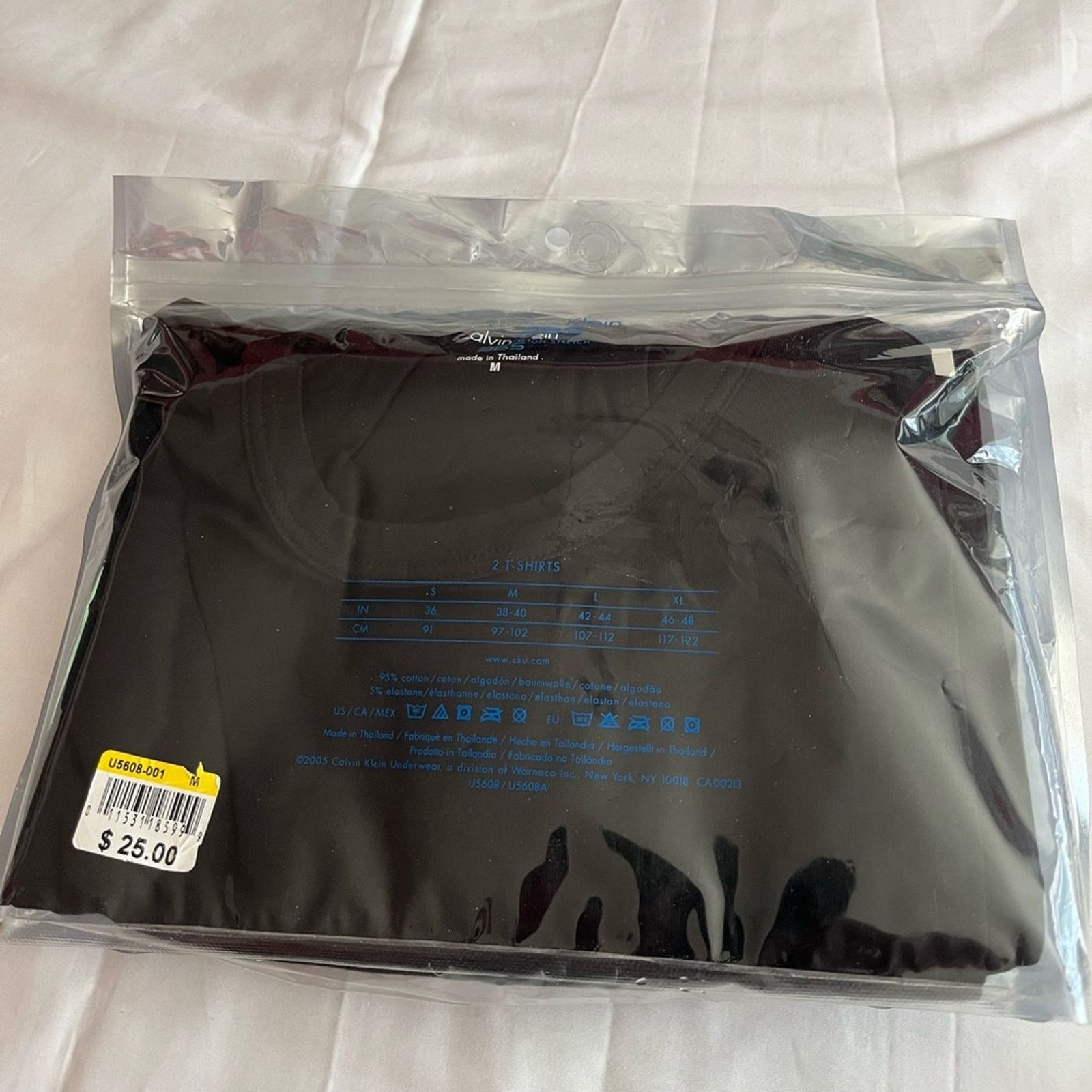 Calvin Klein Calvin Klein Shirt 365 Cotton Stretch 2pc Black Crew Size S Size US S / EU 44-46 / 1 - 2 Thumbnail