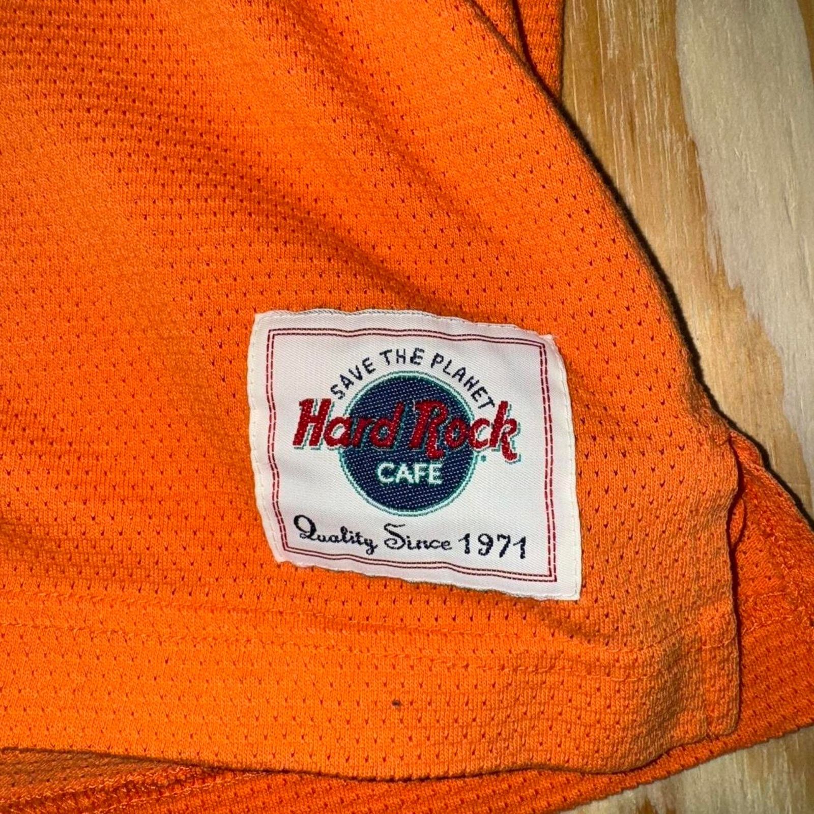 Hard Rock Cafe Vintage y2k hard rock mesh t-shirt new york embroidered tee Size US XL / EU 56 / 4 - 6 Thumbnail