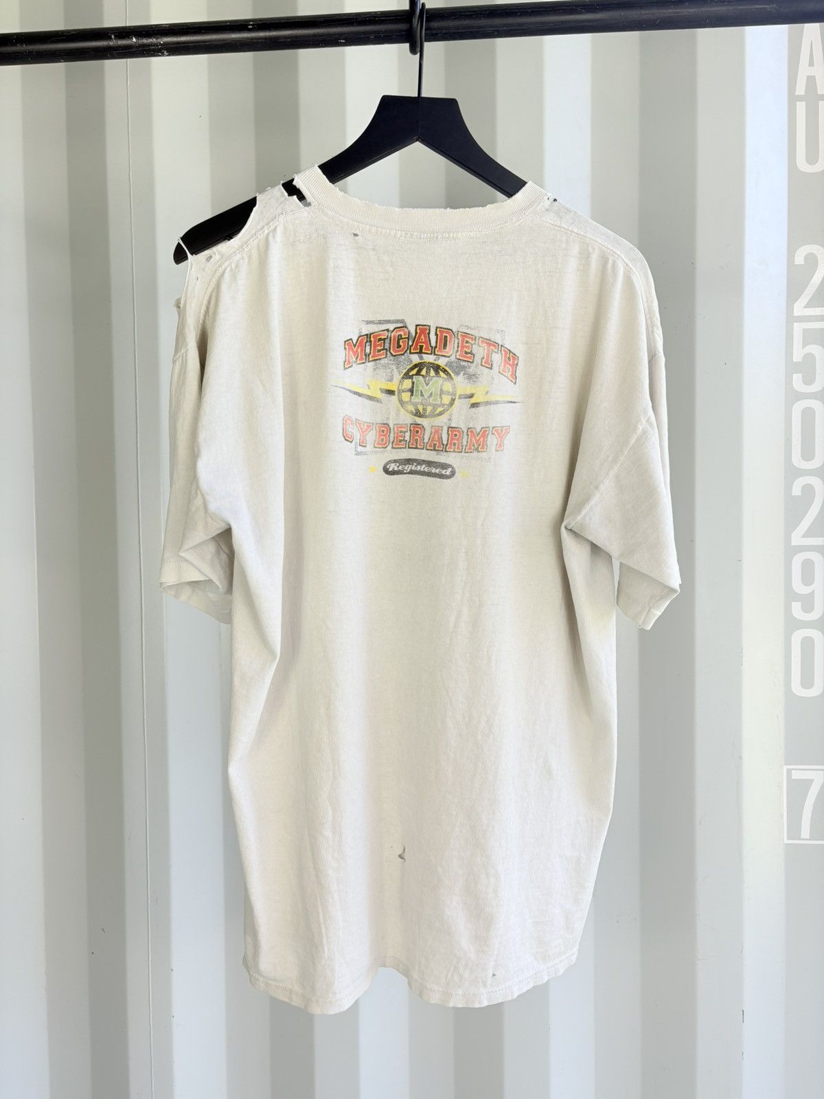 Vintage Thrashed Megadeth Faded Shirt Distressed ERD Grunge Thin Size US XL / EU 56 / 4 - 4 Thumbnail