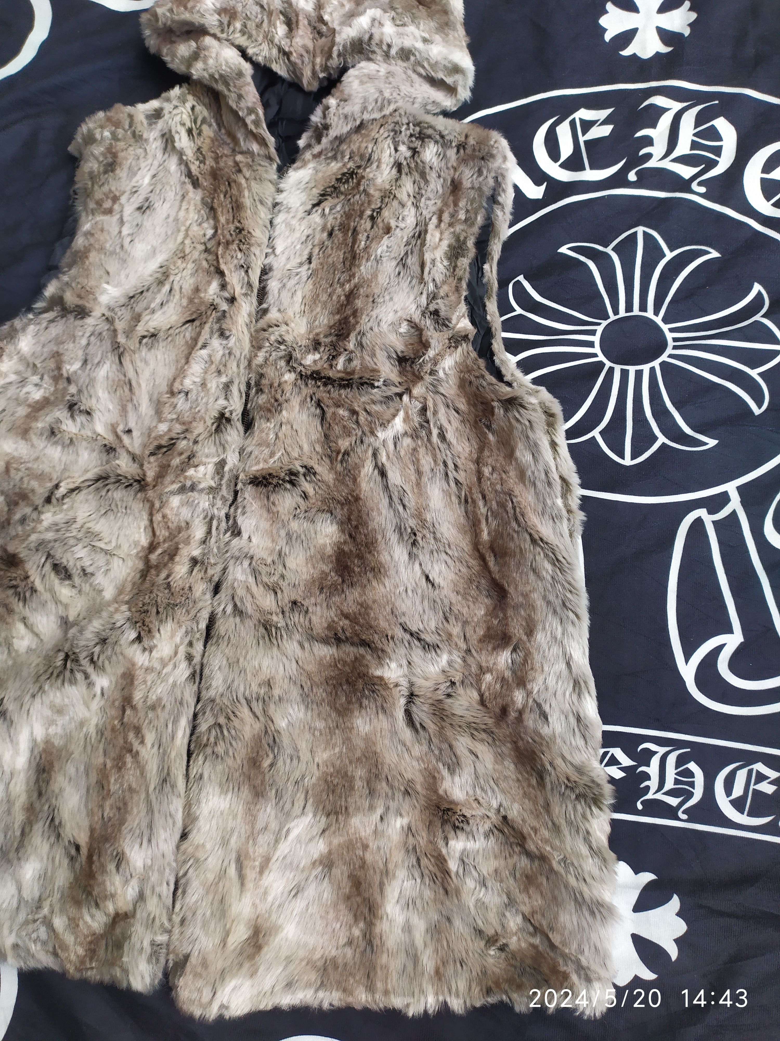 If Six Was Nine JAPANESE BRAND MINK FUR VEST HOODIE Size US M / EU 48-50 / 2 - 7 Thumbnail
