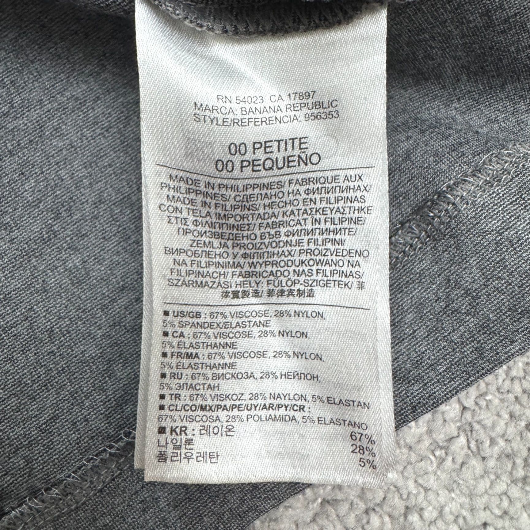Banana Republic Banana Republic Dress Womens 00P Gray Midi Sheath Ponte Knit 3/4 Sleeve Pockets Size XXS / US 00 / IT 34 - 6 Thumbnail