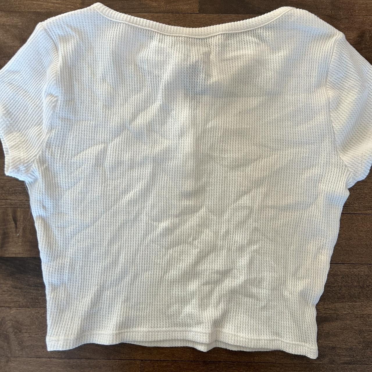 Pacsun Pacsun Off White Crop Top XS Size XS / US 0-2 / IT 36-38 - 3 Thumbnail