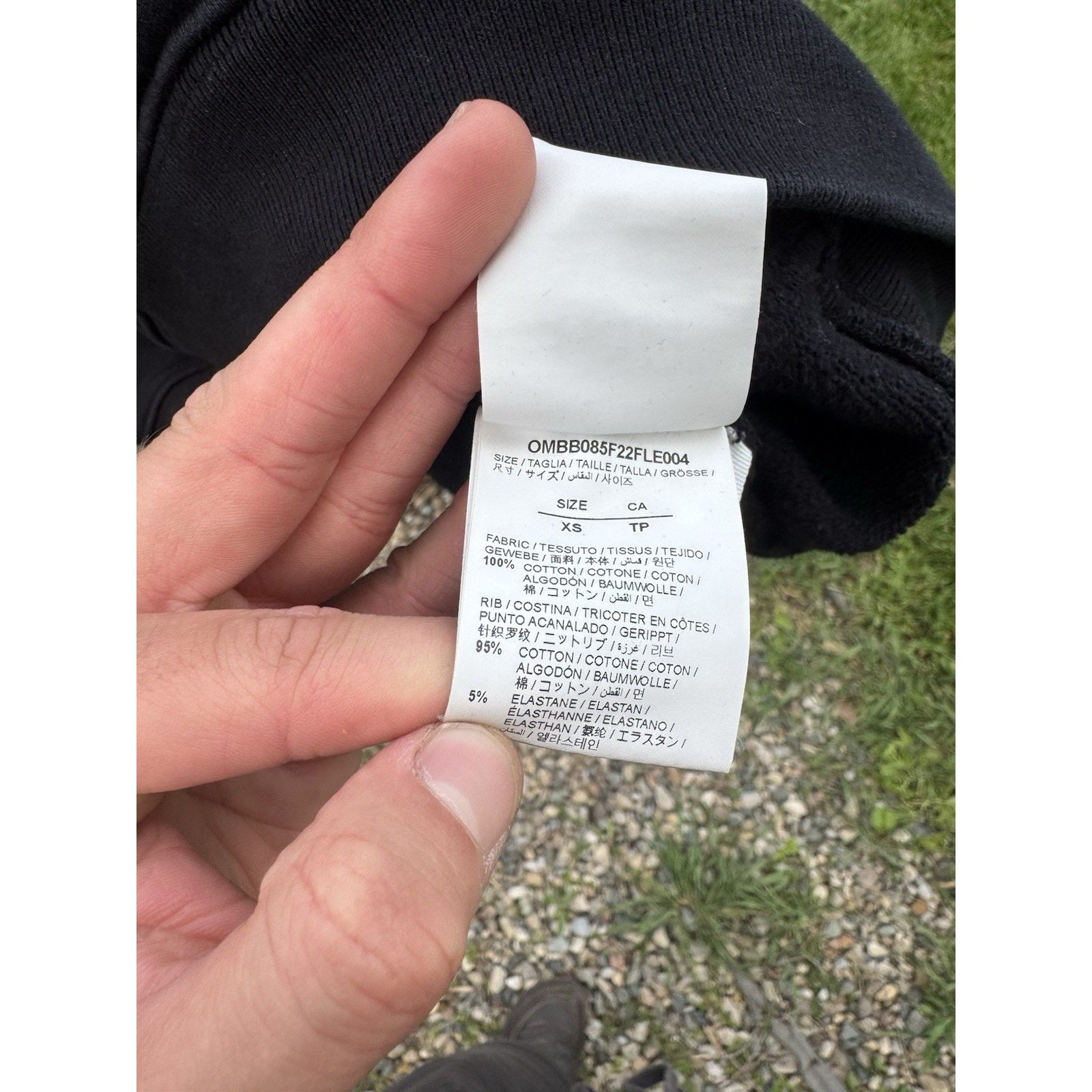 Off-White Off-White Thunder Hoodie Size Extra Small Fits Small-Medium Size US XS / EU 42 / 0 - 5 Thumbnail