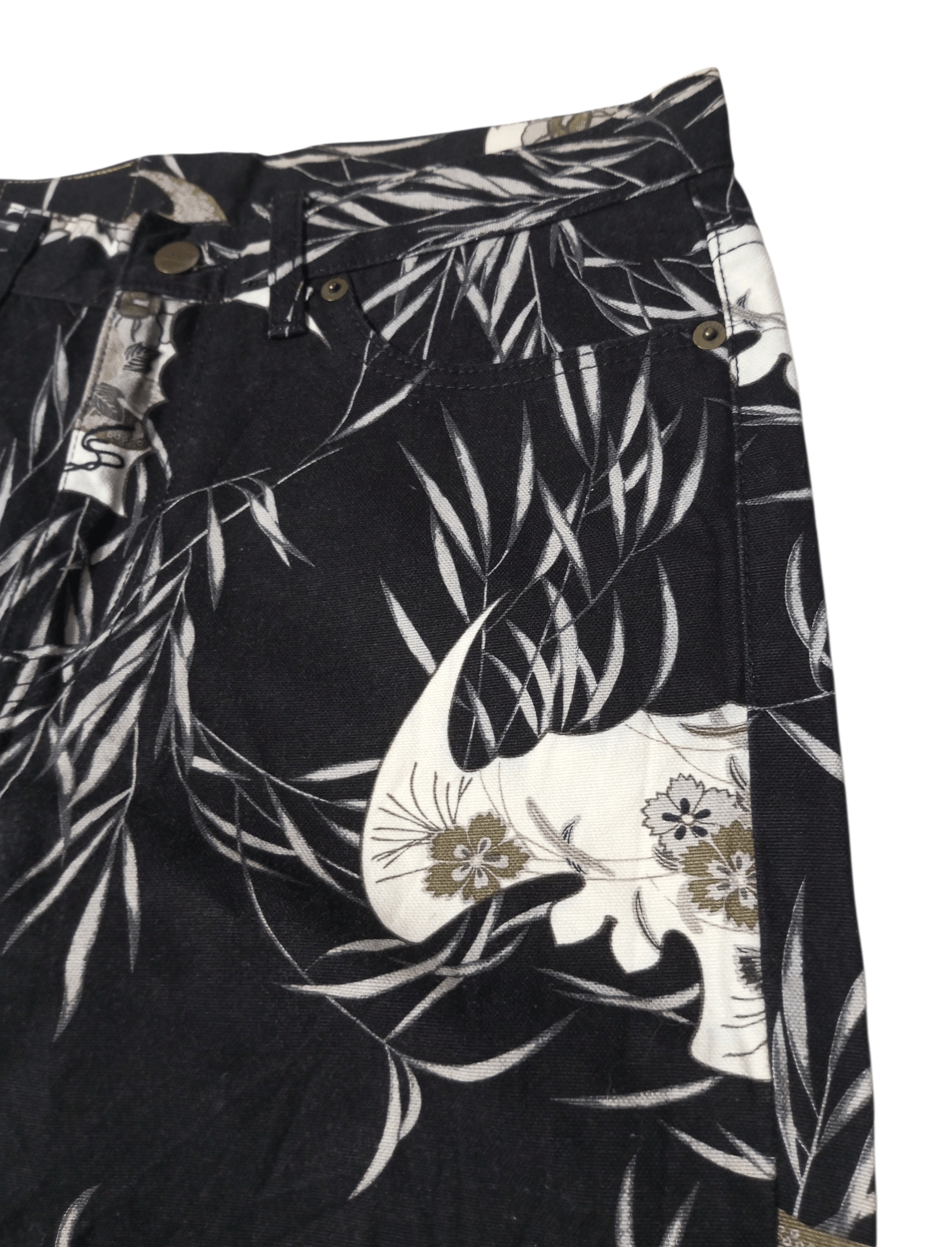 Hysteric Glamour Vintage glamdy full print bats flared denim Size US 32 / EU 48 - 8 Thumbnail