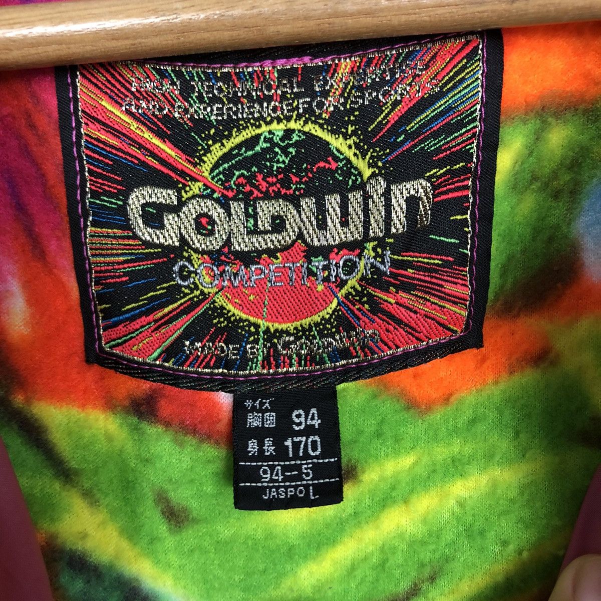 Japanese Brand × Vintage 📌Colourful Anorak Half Zipper Fleece Jacket Goldwin Japan Size US L / EU 52-54 / 3 - 18 Thumbnail