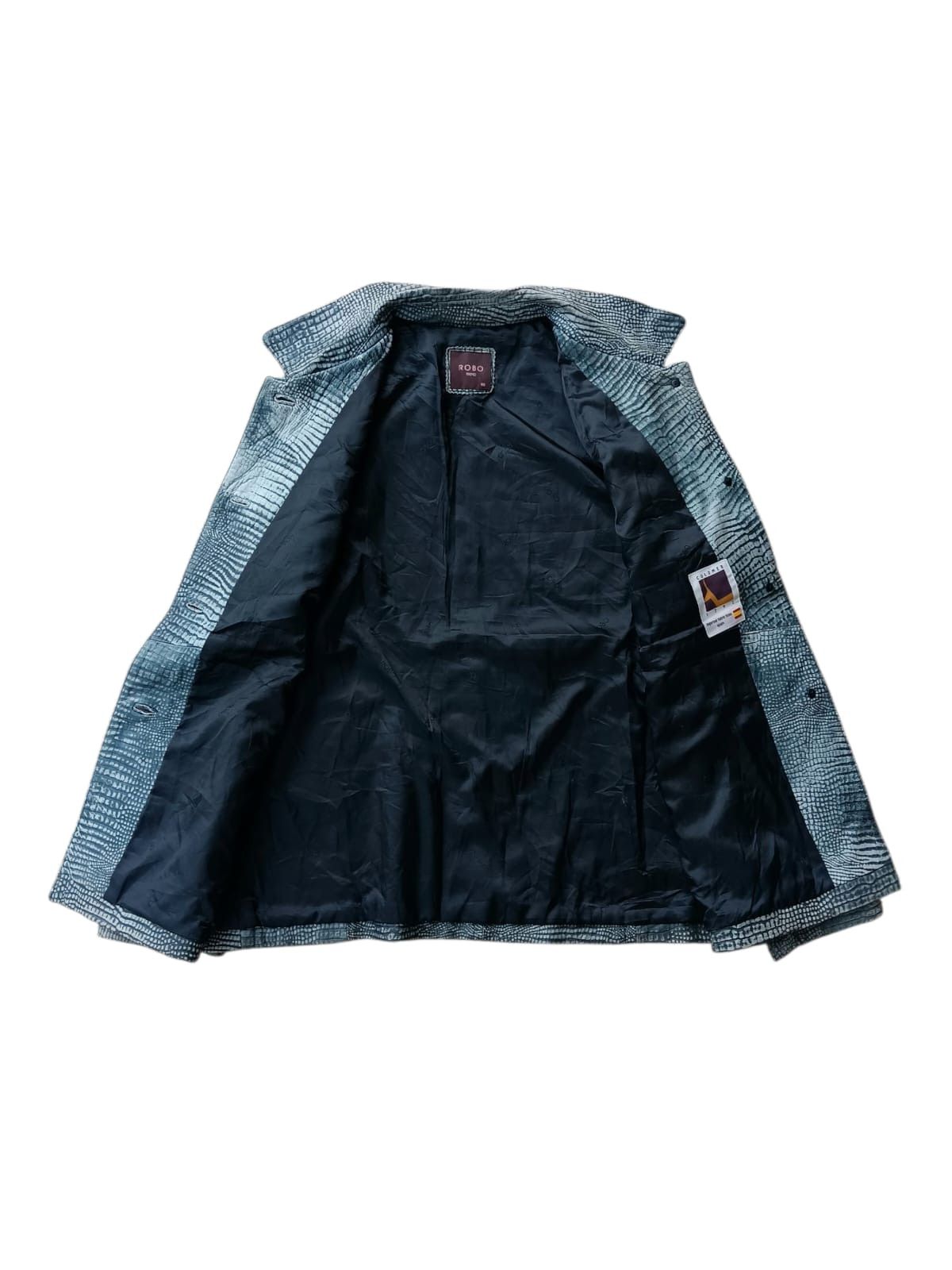Japanese Brand Vintage Robo crocodile embossed leather jacket Size US M / EU 48-50 / 2 - 4 Thumbnail