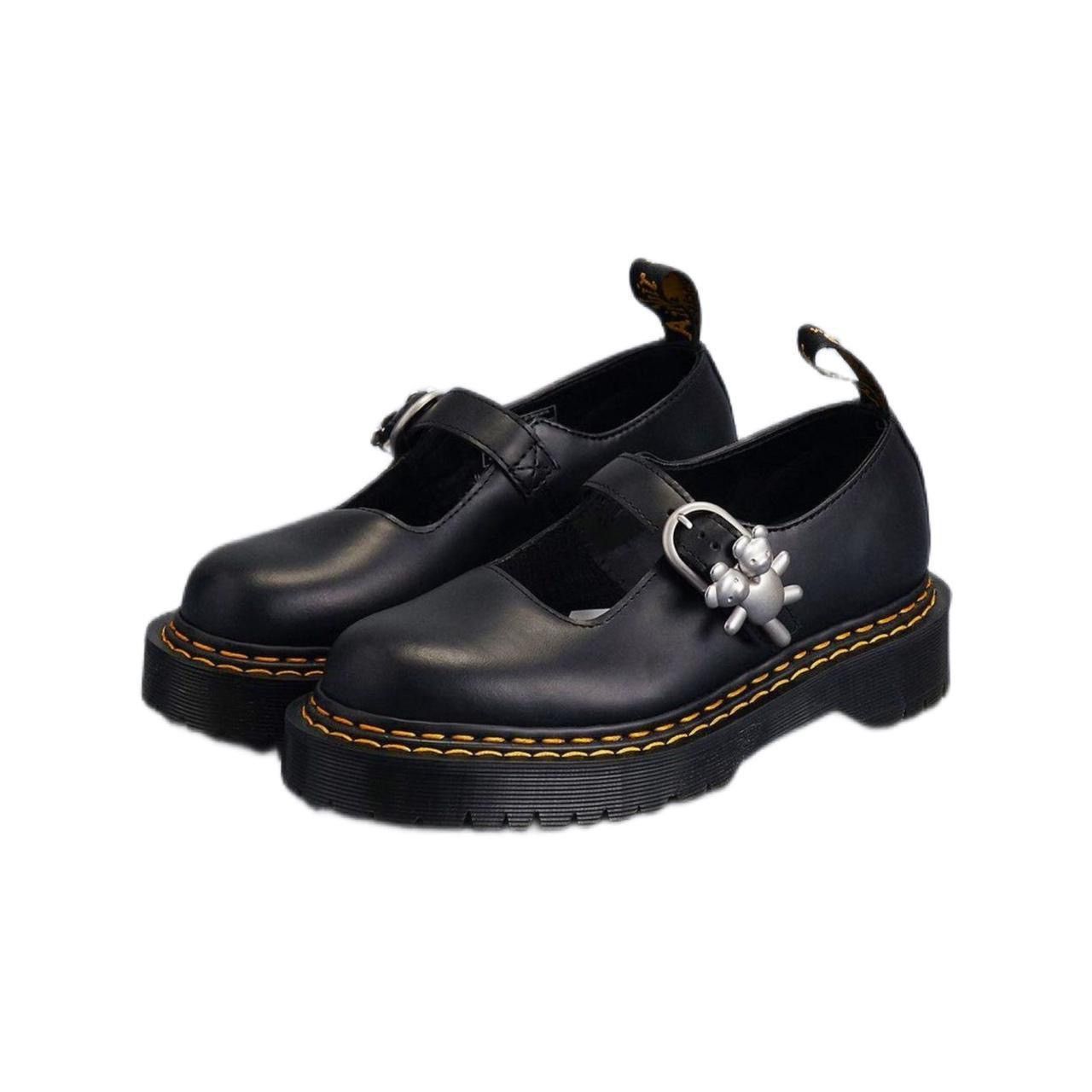 image of Heaven By Marc Jacobs Limited Edition Doc Martens Mary Janes Shoes in Black, Women's (Size 6)