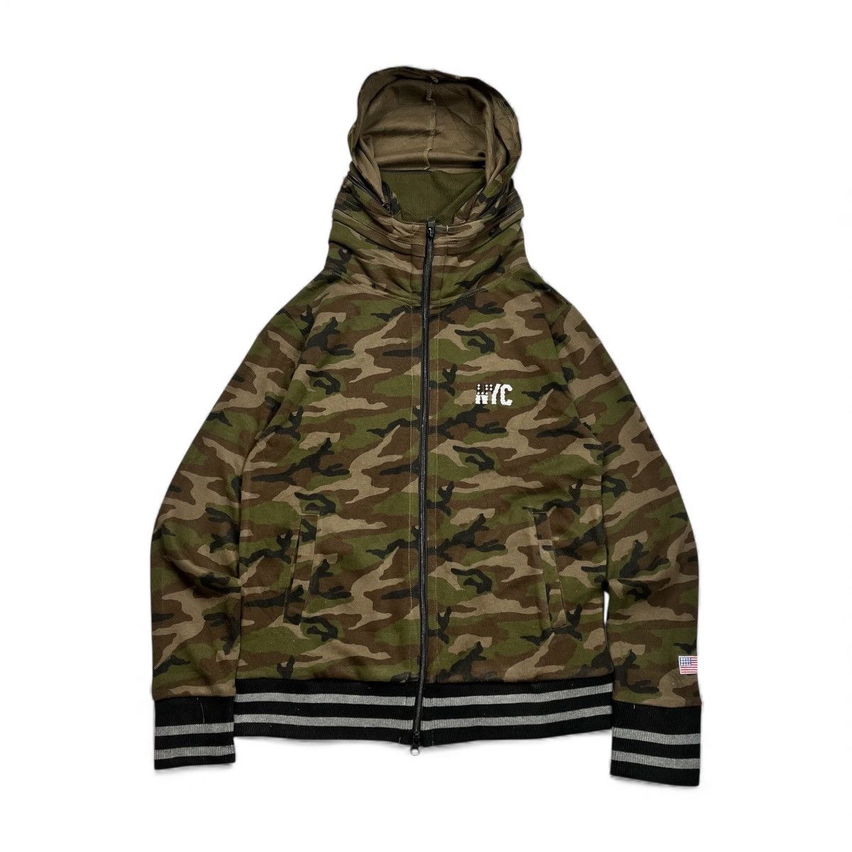 Japanese Brand Apocalypse Bono Hoodir Cammouflage Size US M / EU 48-50 / 2 - 1 Thumbnail