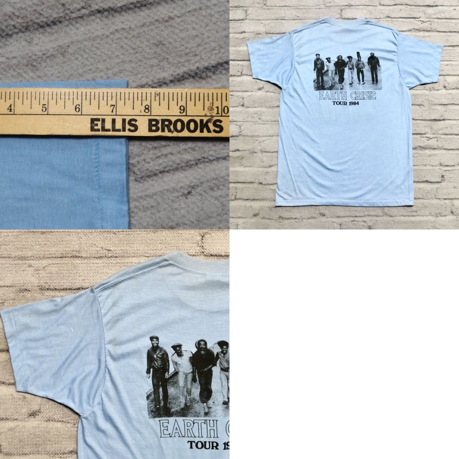 Vintage VINTAGE Steel Pulse Reggae Band Shirt Screen Stars XL Blue Mens T-Shirt Power? Size US XL / EU 56 / 4 - 9 Thumbnail