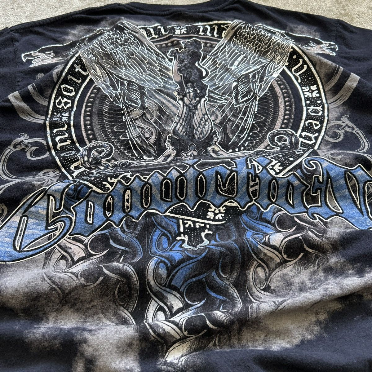 Affliction Vintage Affliction Style Eagle Grunge Tee Shirt Size US M / EU 48-50 / 2 - 4 Thumbnail