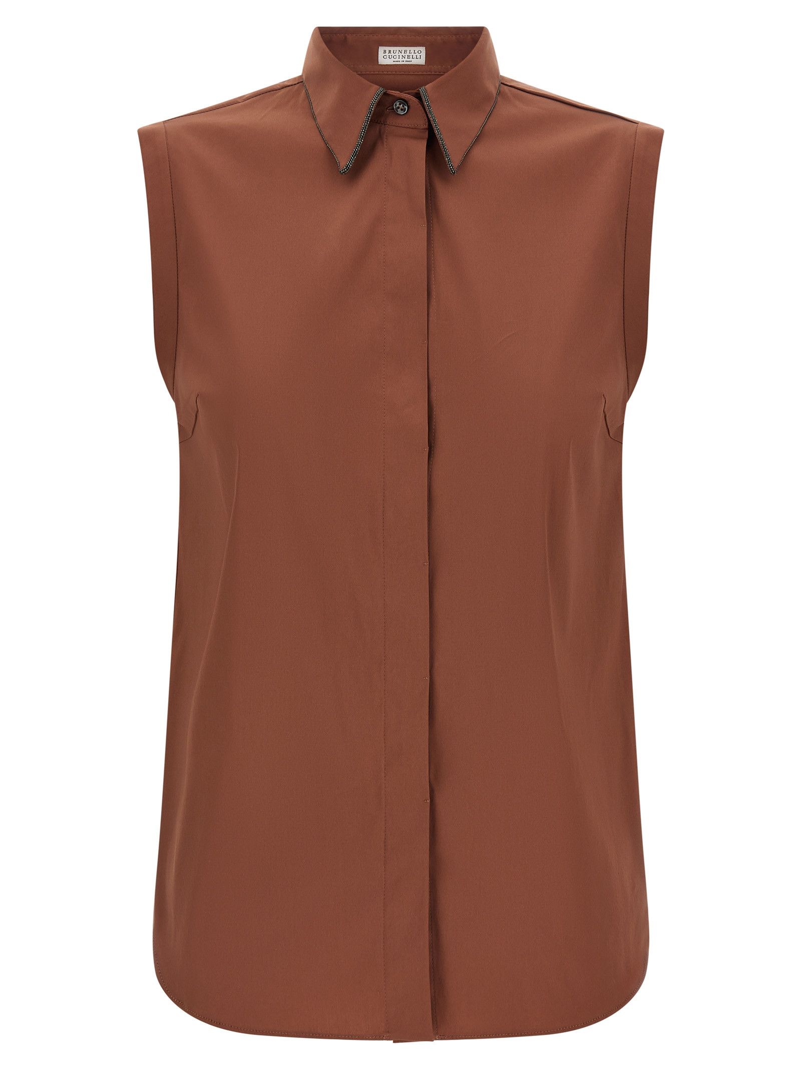 Brunello Cucinelli 'Shiny Trim' Shirt Size XXS / US 00 / IT 34 - 1 Thumbnail