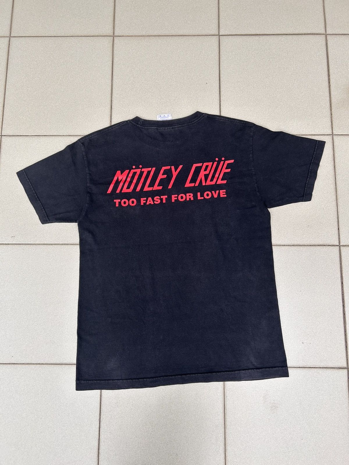 Vintage Motley crue 2001 “Too fast for Love” black tee Size US M / EU 48-50 / 2 - 4 Thumbnail