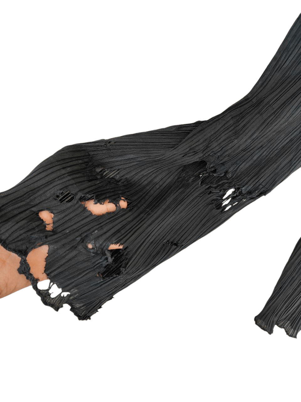 Issey Miyake Thrashed Ripped Damaged Pleats Please Pleated Pant Size 26" / US 2 / IT 38 - 5 Thumbnail