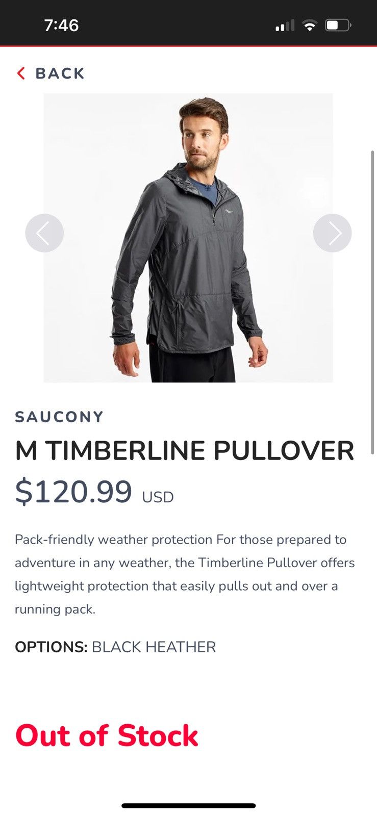 Saucony Women's Saucony Timberline Running Jacket Size XXS / US 00 / IT 34 - 4 Thumbnail