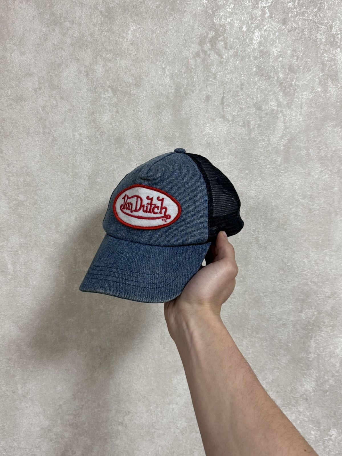 Vintage × Von Dutch Vintage Von Dutch Y2K jeans denim cap hat Size ONE SIZE - 4 Thumbnail