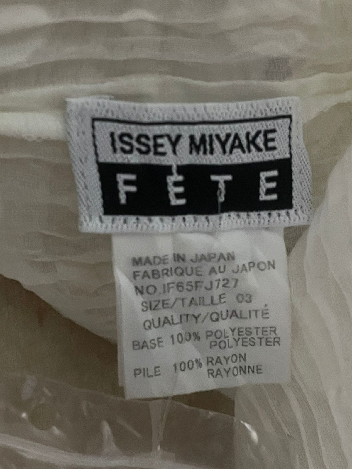 Issey Miyake 💥CRAZY DEADSTOCK💥 Issey Miyake FETE Crinkle Pleated Blouse Size M / US 6-8 / IT 42-44 - 6 Thumbnail