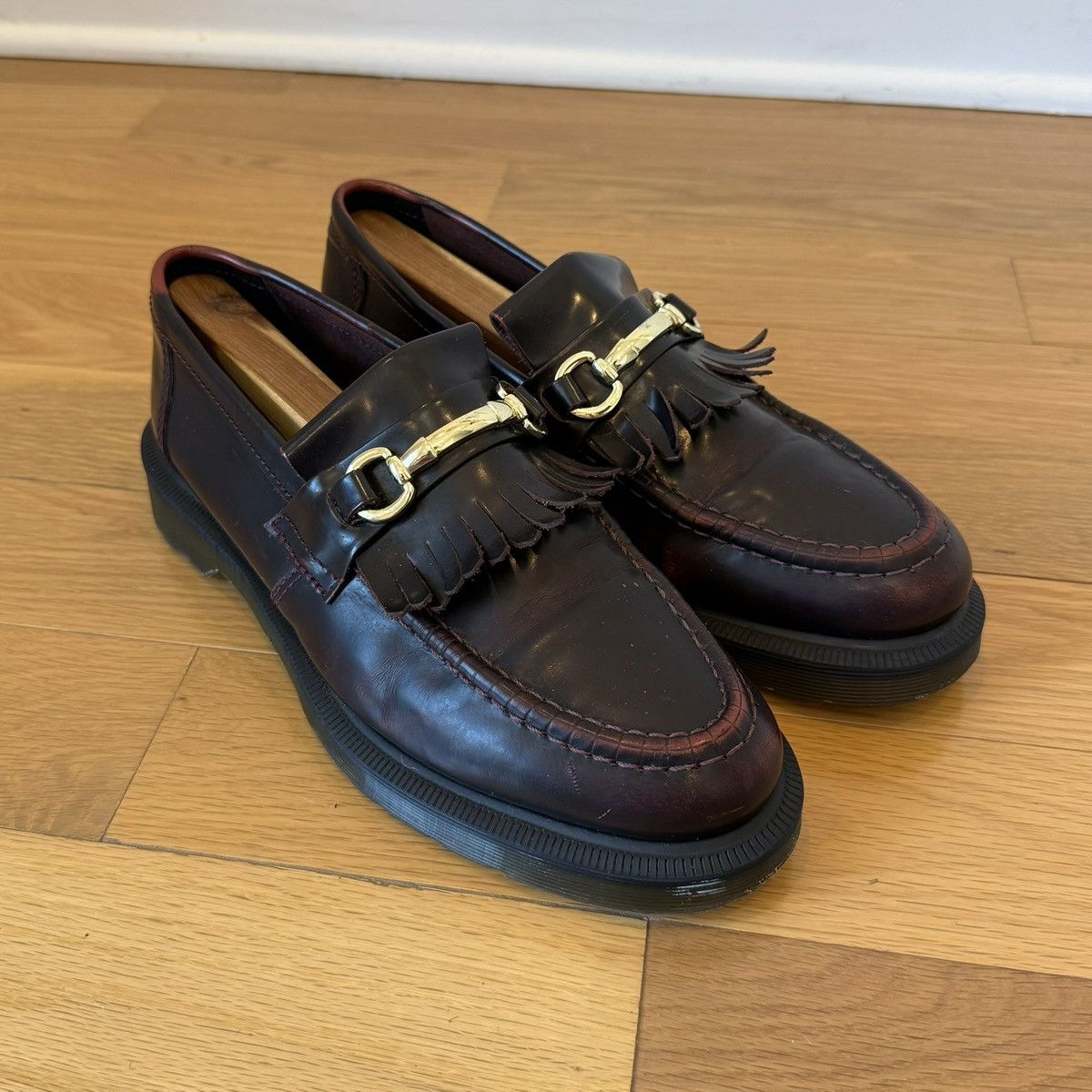 Dr. Martens Dr. Martens Adrian Snaffle Smooth Leather Loafer Red US 9 Size US 9 / EU 42 - 9 Thumbnail