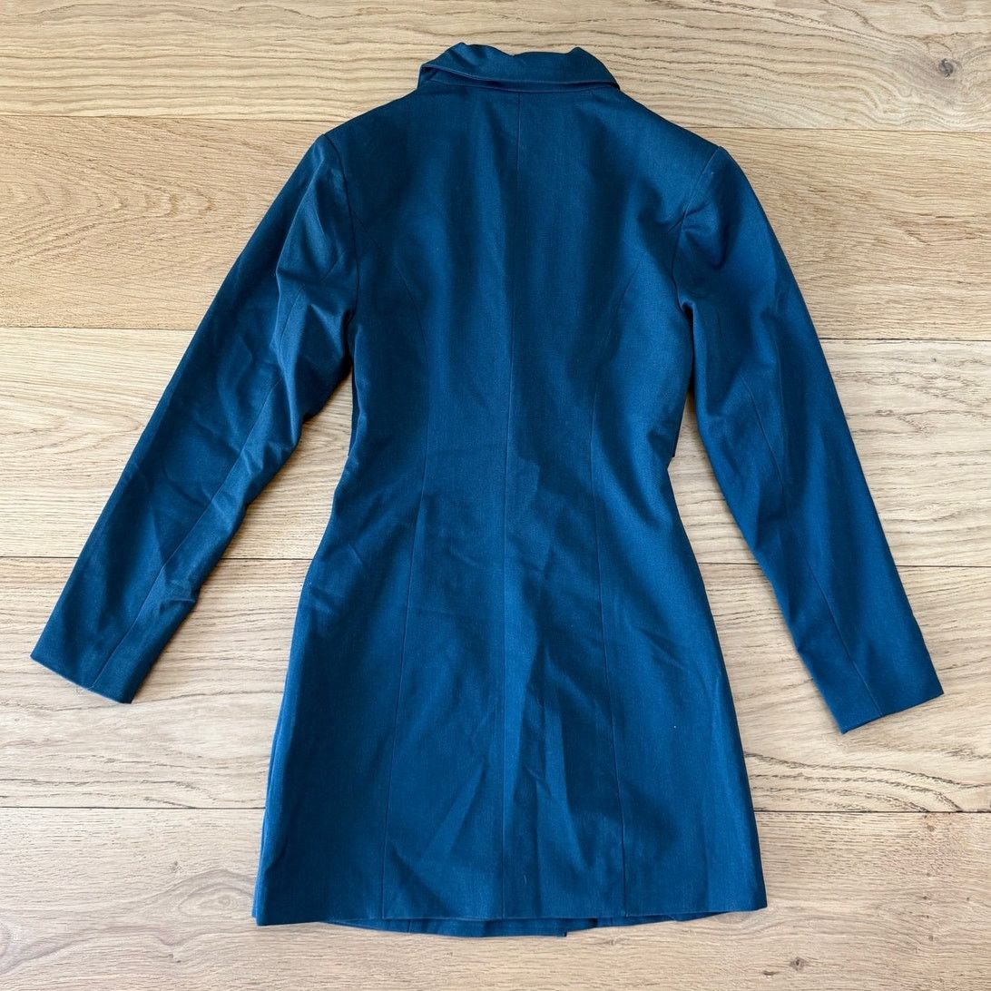 Bloomingdale's NWT FORE Blazer Long Sleeve Mini Cocktail Sheath Dress Size S / US 4 / IT 40 - 2 Thumbnail