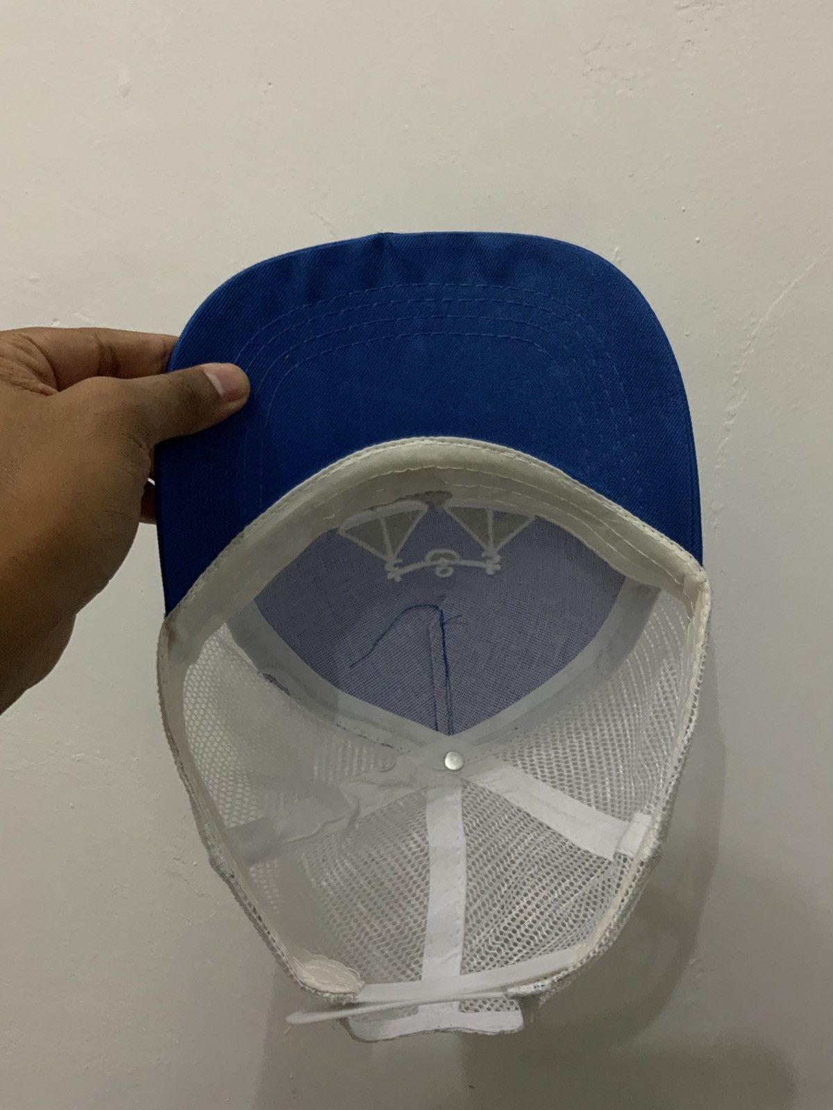 If Six Was Nine Indigo Embroidered Trucker Hat Size ONE SIZE - 8 Thumbnail