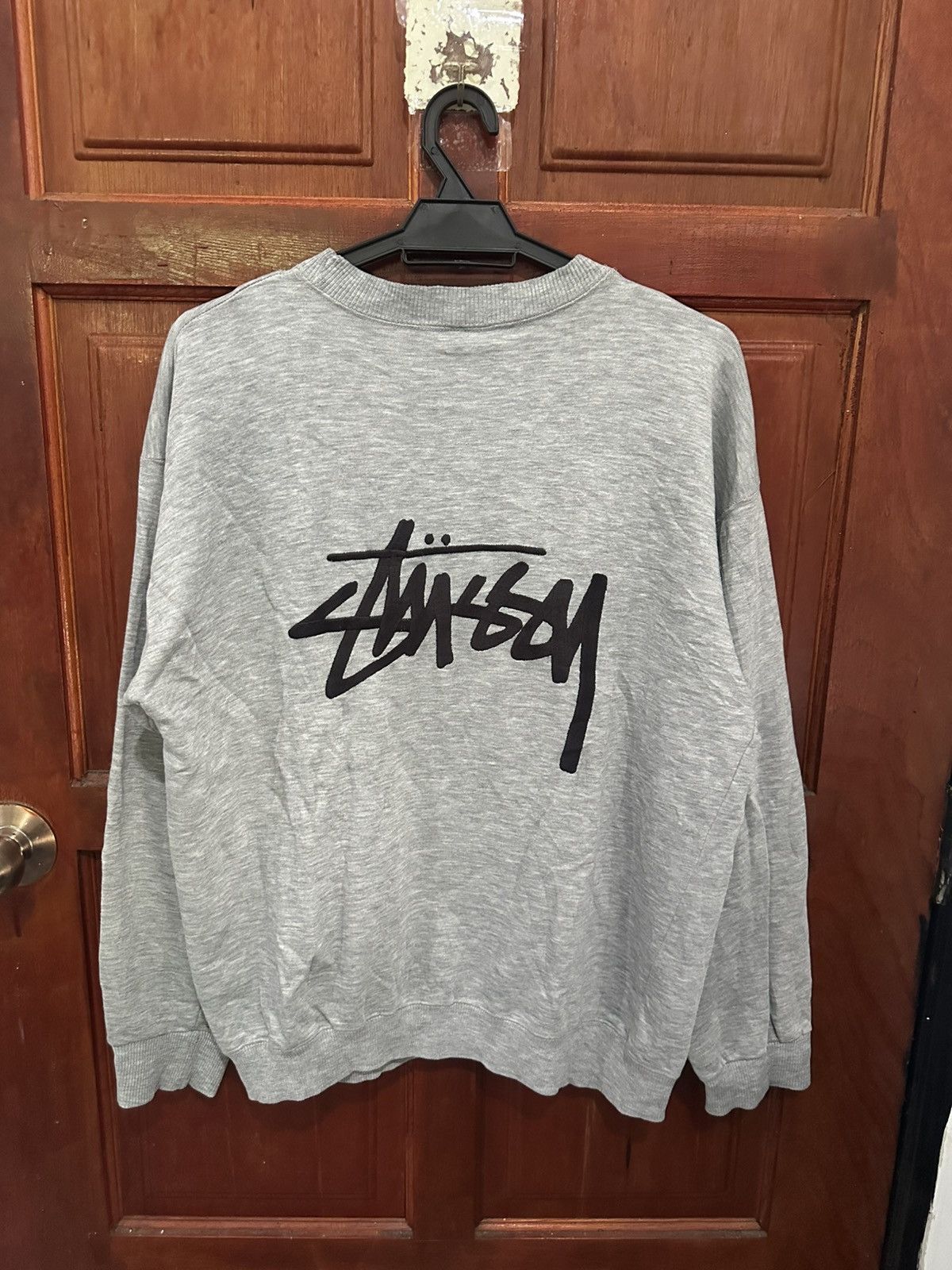 Stussy Vintage 90s Stussy Grey Sweatshirt Size US M / EU 48-50 / 2 - 2 Thumbnail