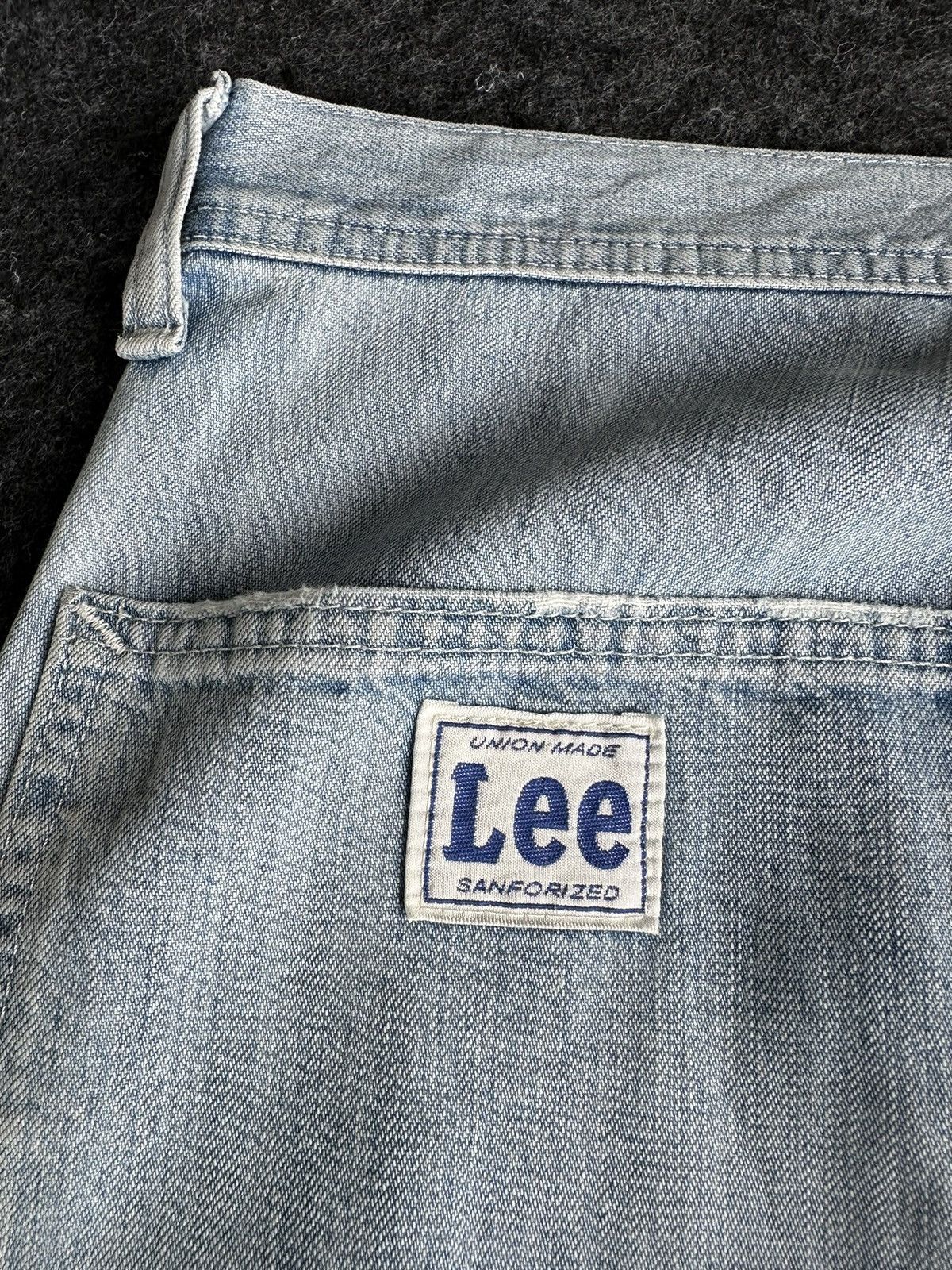 Lee × Vintage Vintage Lee Union Made Sanforized Carpenter Denim D462 Size US 30 / EU 46 - 5 Thumbnail