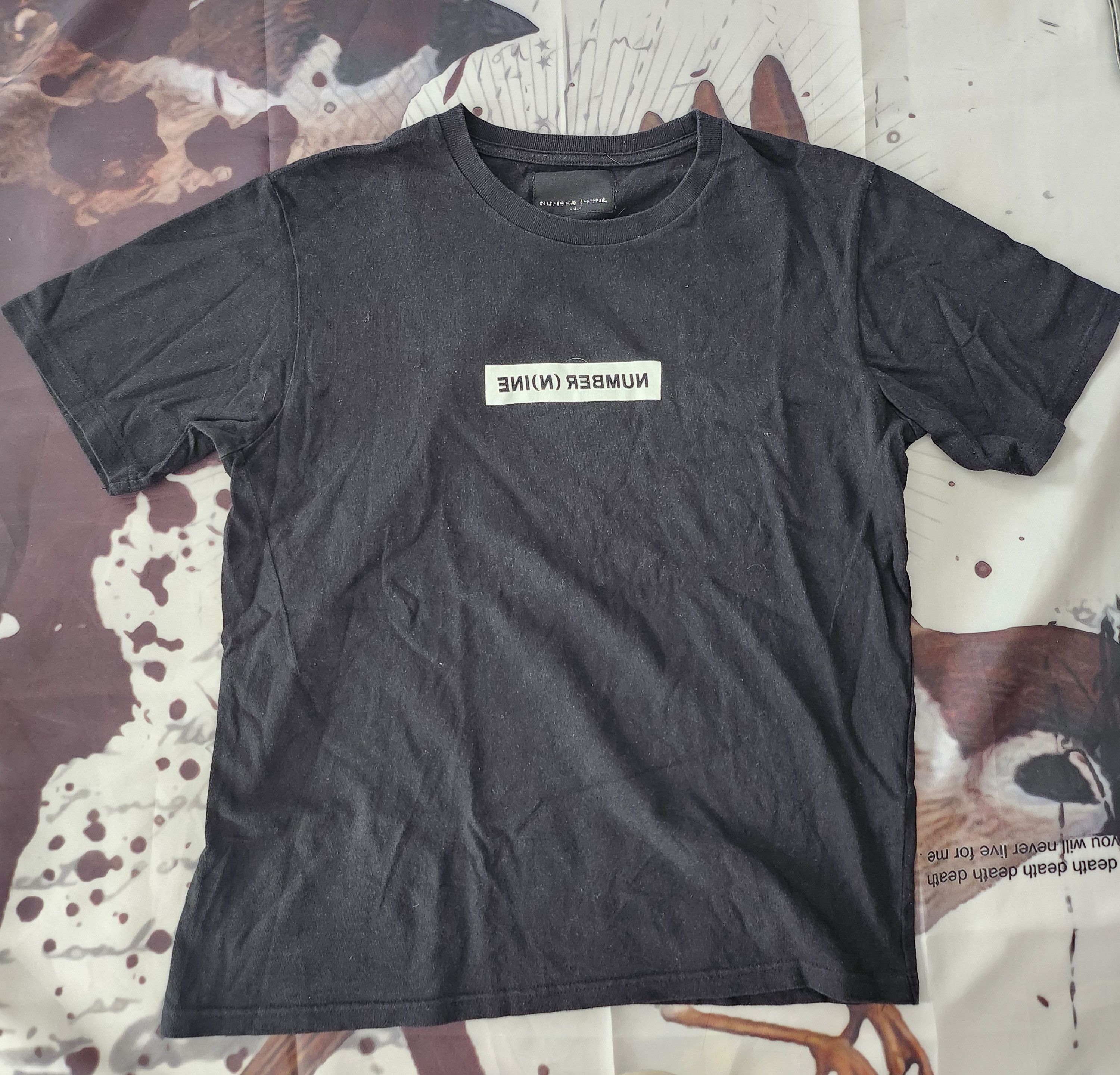 Number (N)ine Reverse Box Logo Tee Size US L / EU 52-54 / 3 - 1 Thumbnail