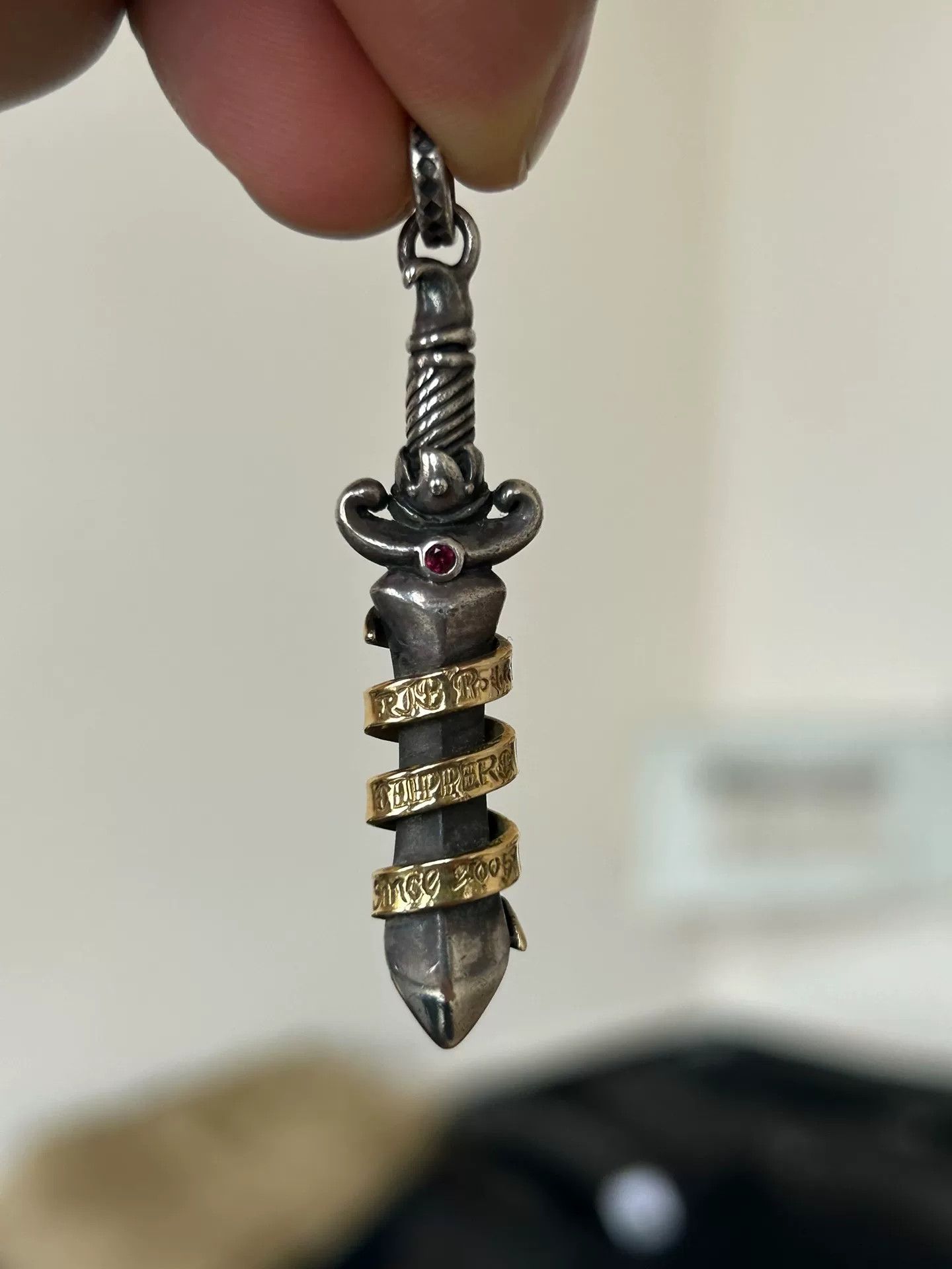 The Flat Head RJB x The Flat Head 18K Gold Dagger Pendant Size ONE SIZE - 1 Thumbnail