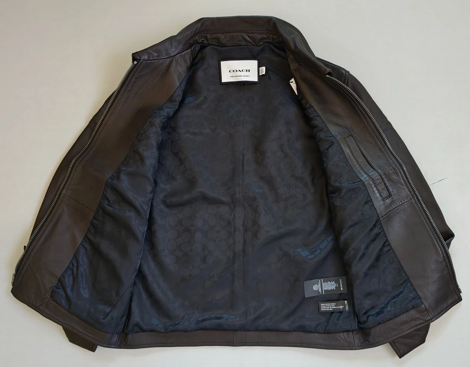 Coach Coach Leather Jacket FTP 5067 Size US XS / EU 42 / 0 - 7 Thumbnail