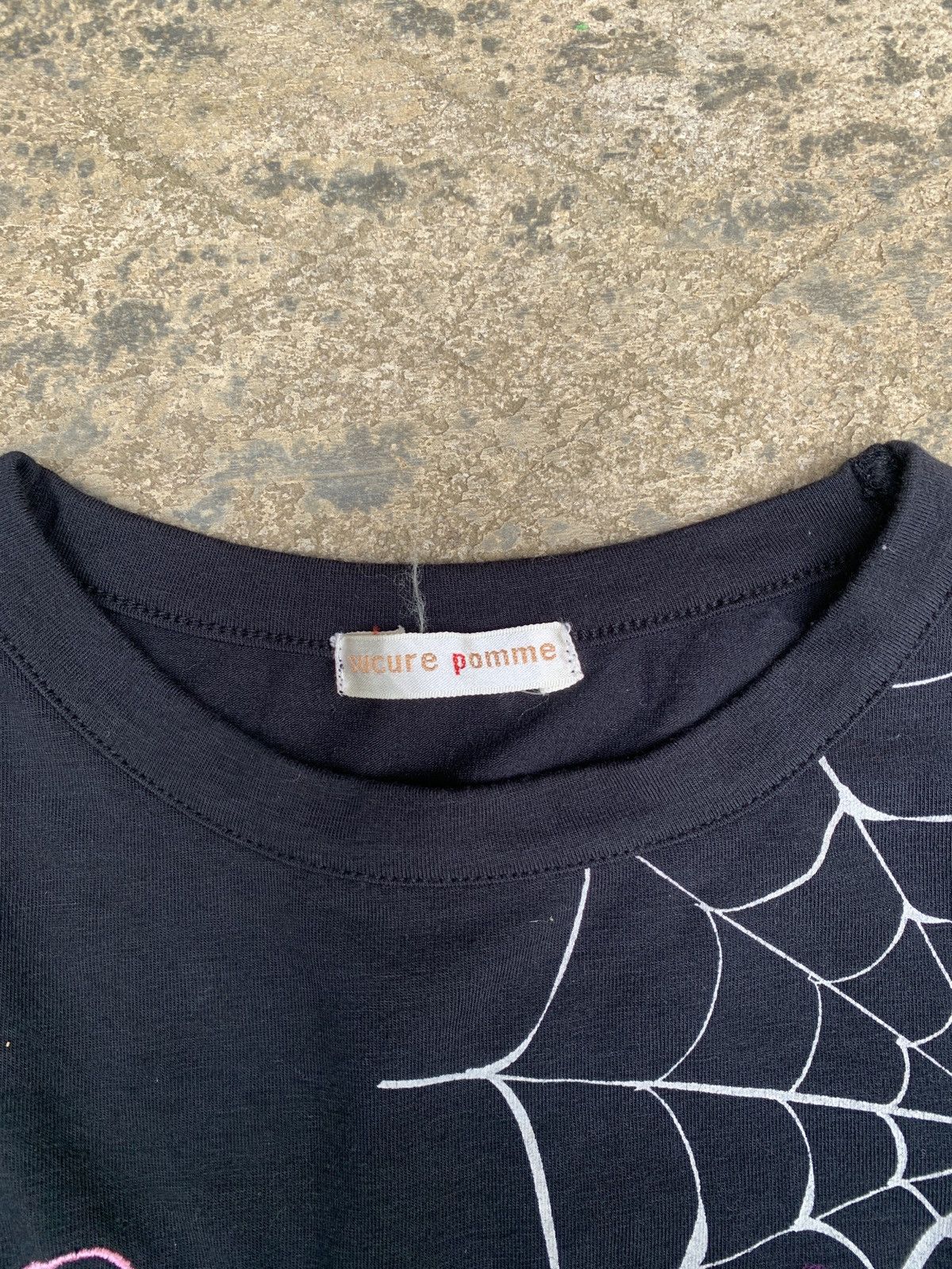 If Six Was Nine × Japanese Brand y2k secure pomme Japan Spyder Quotes Embroidery Graphic Top Size M / US 6-8 / IT 42-44 - 7 Thumbnail