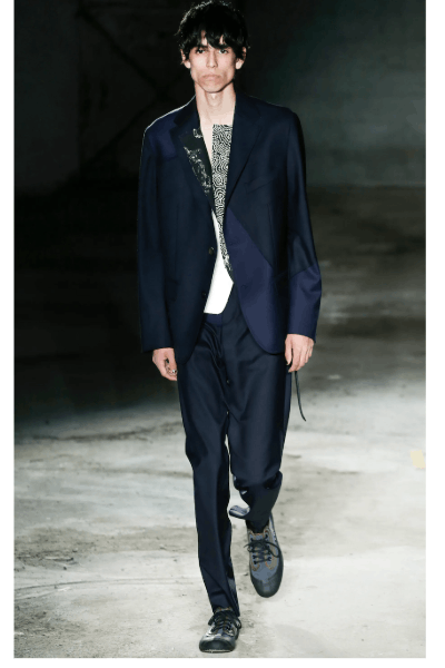 DAMIR DOMA SILENT BLACK CROSSOVER PANTS