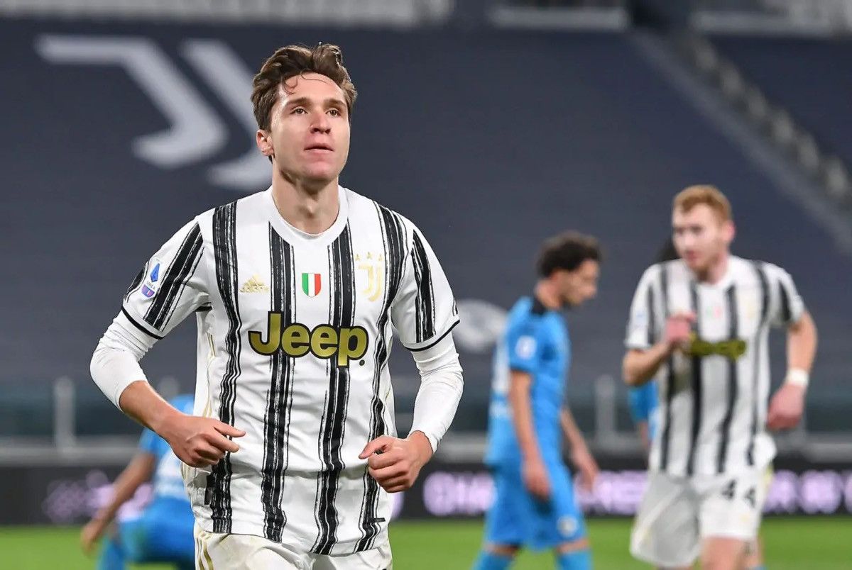 Adidas JUVENTUS ADIDAS 2020/2021 FOOTBALL HOME JERSEY #22 CHIESA Size US L / EU 52-54 / 3 - 17 Thumbnail