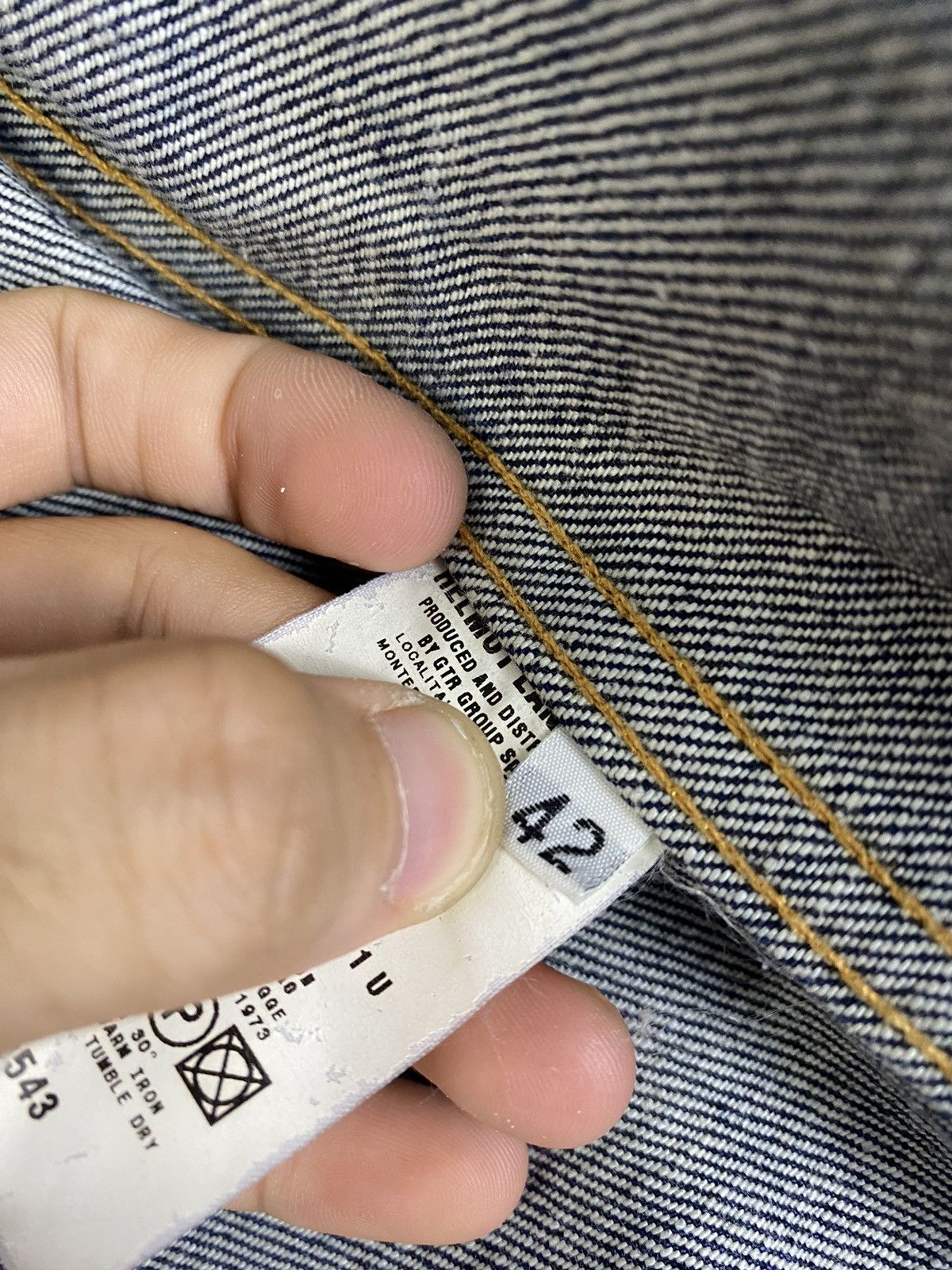 Helmut Lang Helmut Lang 1998 Denim Jacket Size M / US 6-8 / IT 42-44 - 9 Thumbnail