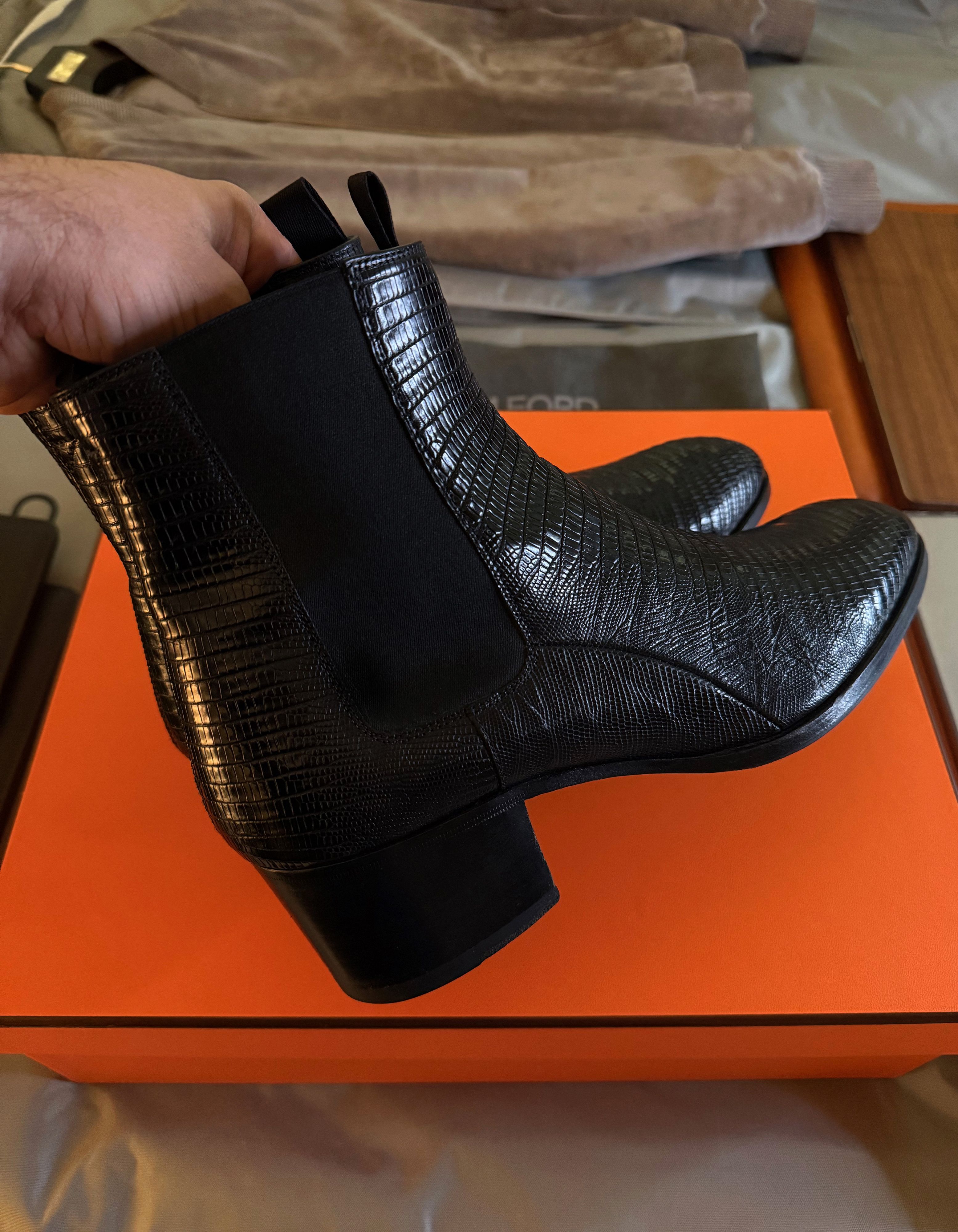 Tom Ford A-List Celeb RARE $5K TOM FORD Lizard Boots, Godly Details Size US 10.5 / EU 43-44 - 14 Thumbnail