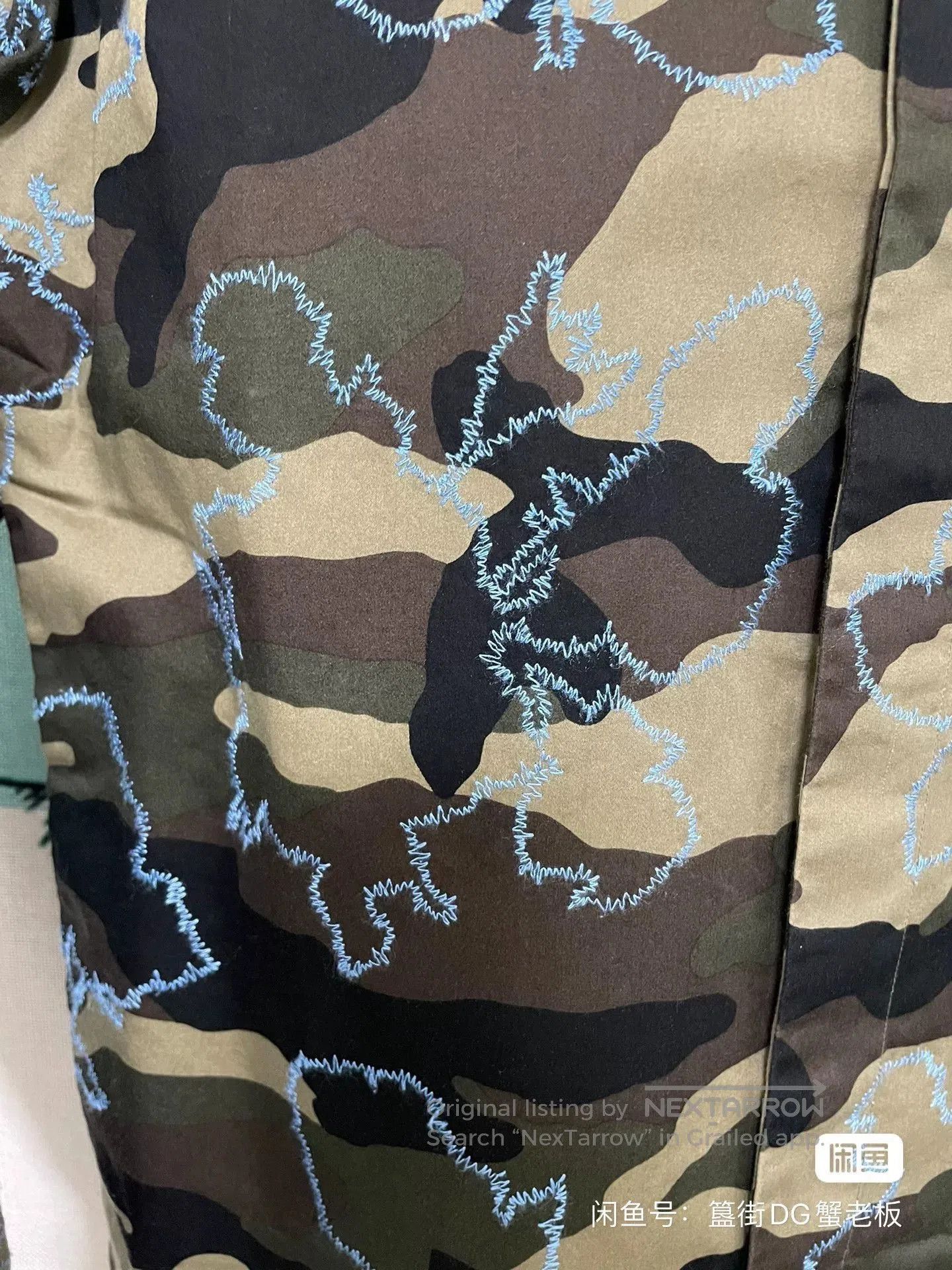 Dior Dior Homme Camouflage Embroidered Shirt. Size US M / EU 48-50 / 2 - 3 Thumbnail