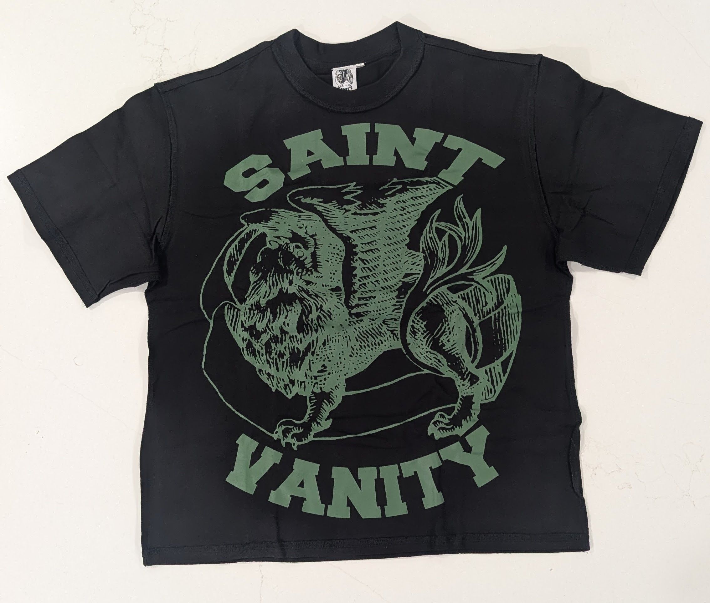 Saint Vanity Saint Vanity Griffin Logo T-Shirt Black Size S Size US S / EU 44-46 / 1 - 1 Thumbnail