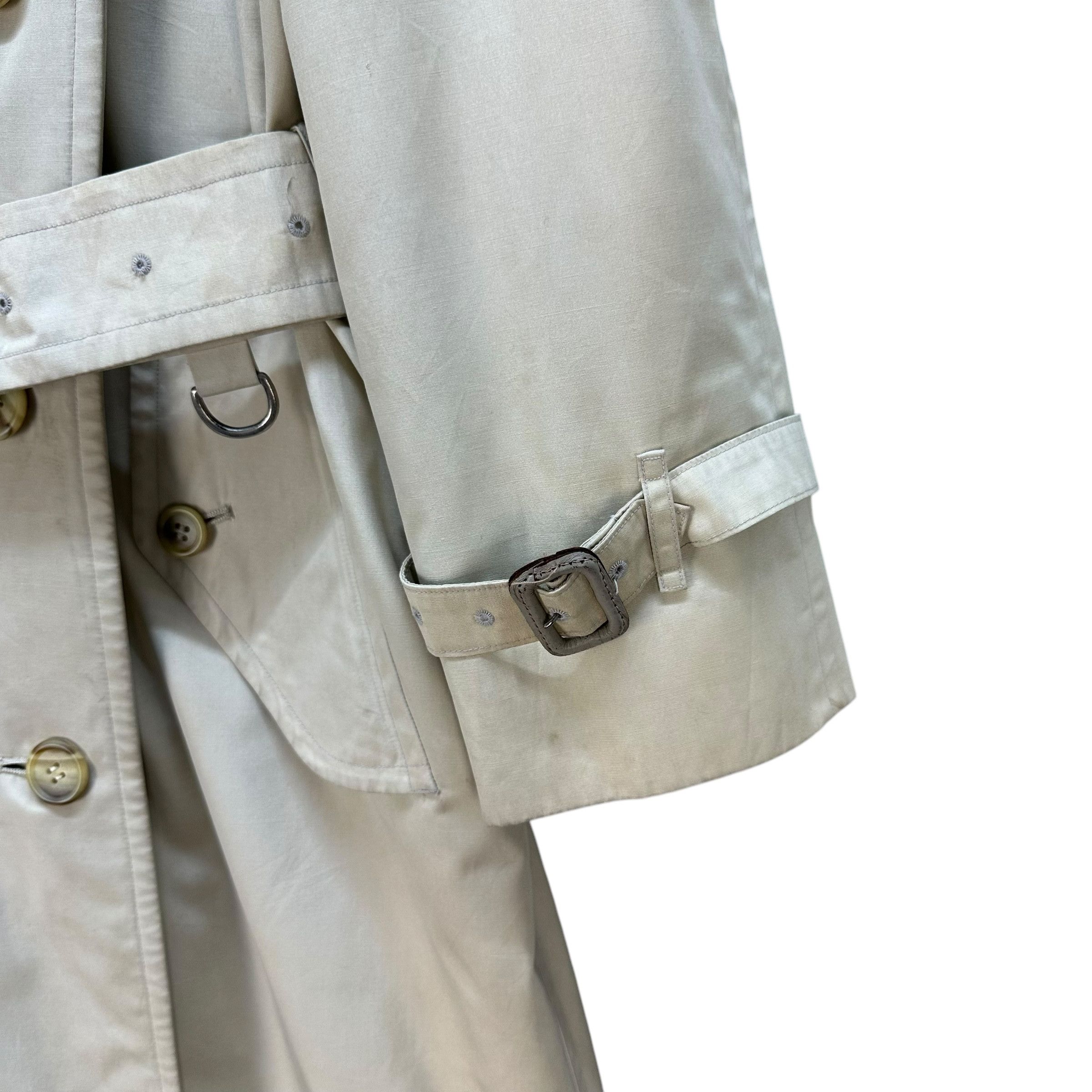 Burberry Vintage 90's BURBERRYS Double Breasted Trench Coat #A72-1755 Size L / US 10 / IT 46 - 6 Thumbnail
