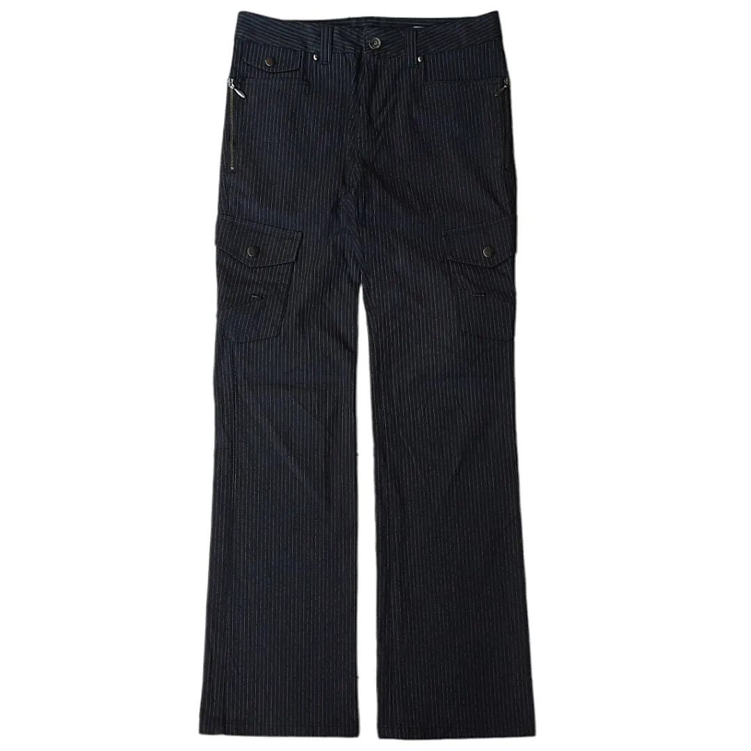 Ekam × Tornado Mart × semanticdesign Semantic Design Cargo Pin Strip Pants Size US 30 / EU 46 - 1 Thumbnail