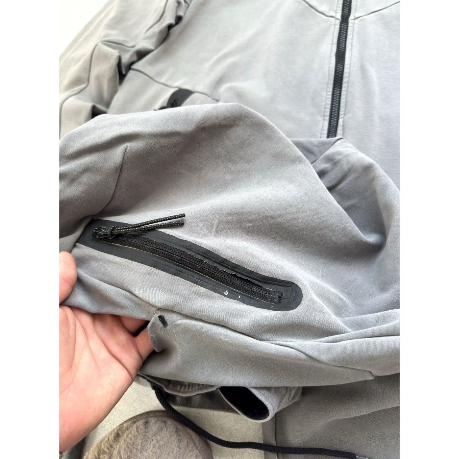 Nike Nike Tech Fleece Atletico Madrid Grey Track Suit XL Men’s Tracksuit Adult Grey Nike Tech Fleece 90s Football Streetwear Mens Size 46R - 6 Thumbnail