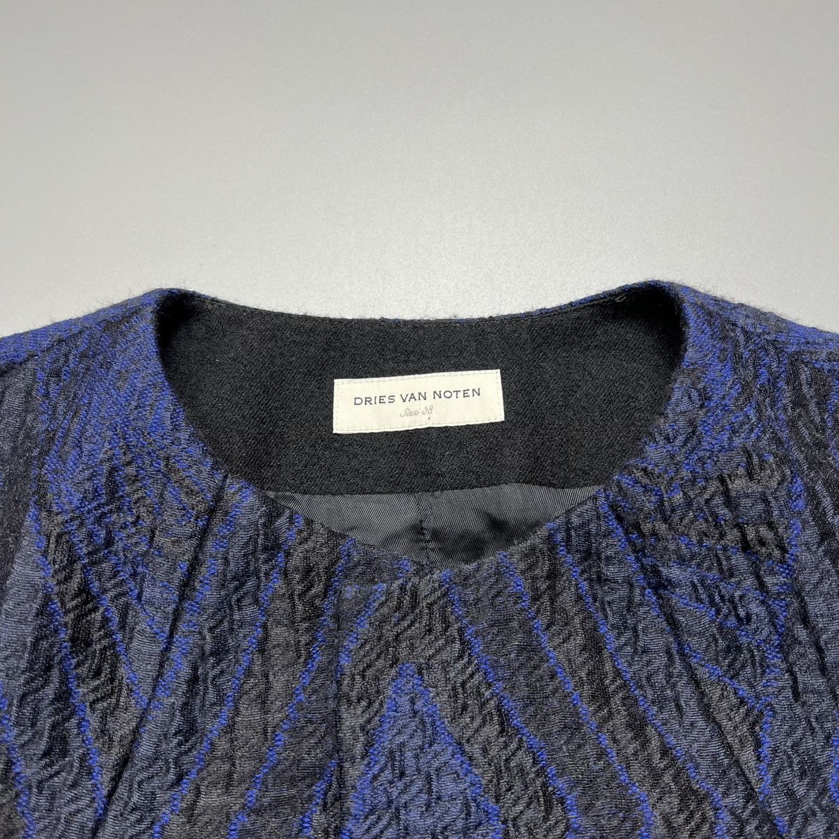 Designer × Dries Van Noten Dries Van Noten - Dragon Design Wool - Blazer/Coat Size XS / US 0-2 / IT 36-38 - 7 Thumbnail