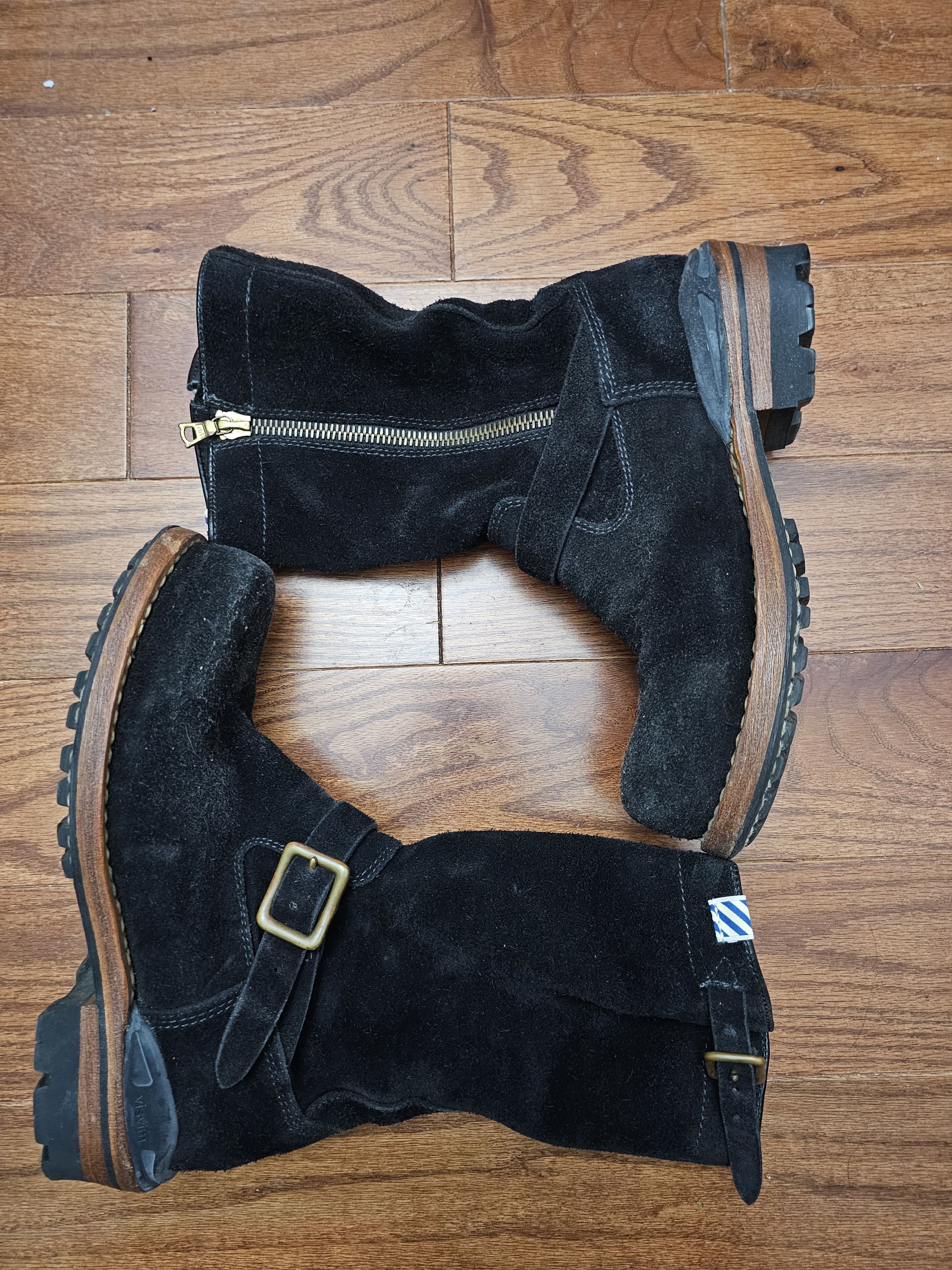 Visvim Visvim T.W.O Folk Suede Engineer Boots Size US 8 / EU 41 - 1 Thumbnail