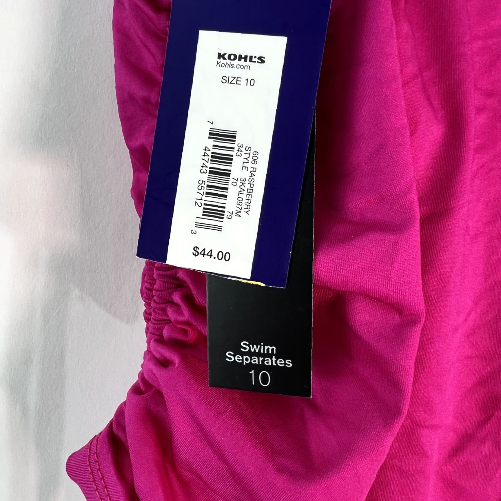 Apt. 9 Apt. 9 New Womens Ruched Side Swimwear Skirt Skirtini Pink Bottom Size 10 Beach Size 32" / US 10 / IT 46 - 5 Thumbnail