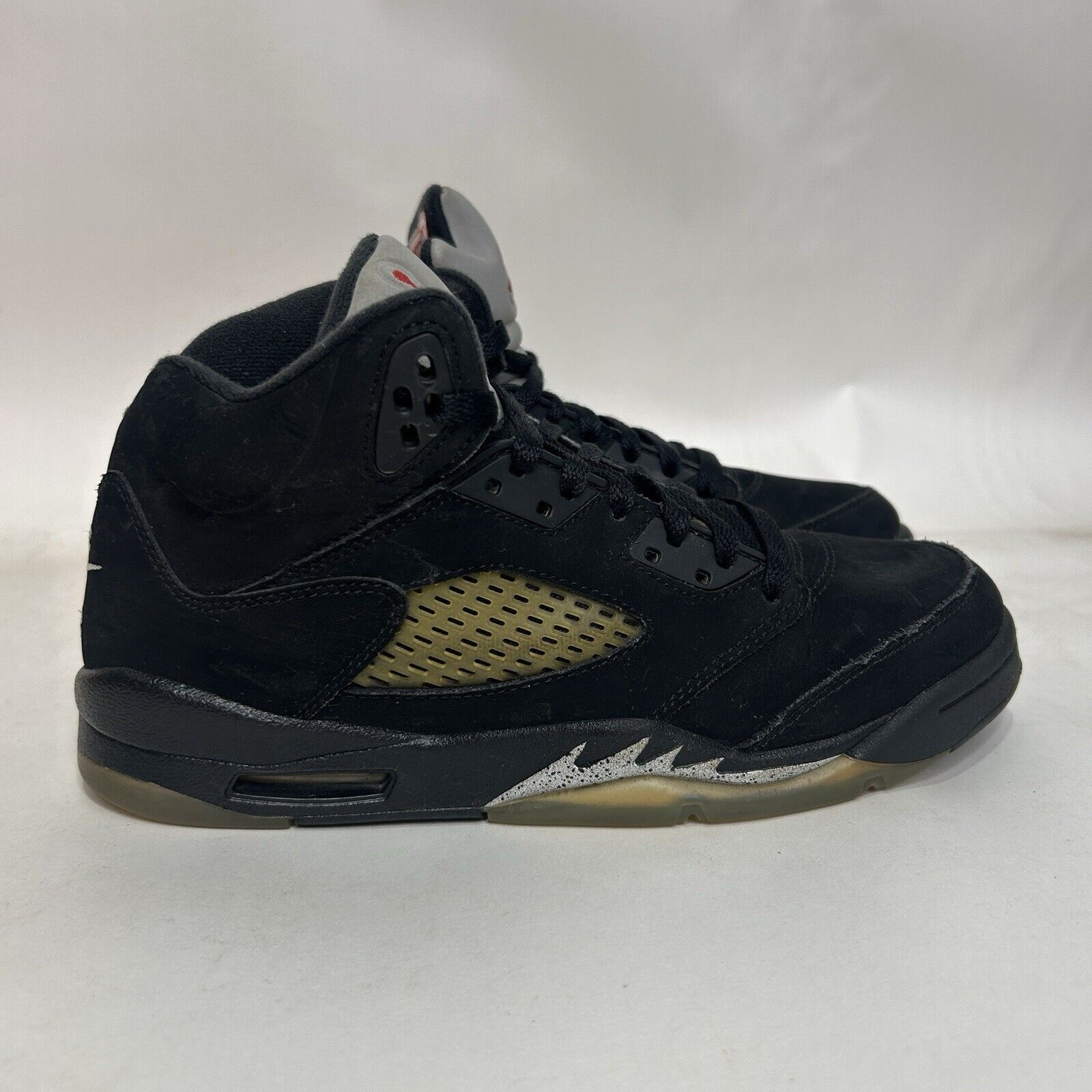 Jordan Brand Nike Shoes Air Jordan 5 Retro BG “Black Metallic” 2024 Size US 8.5 / IT 38.5 - 4 Thumbnail