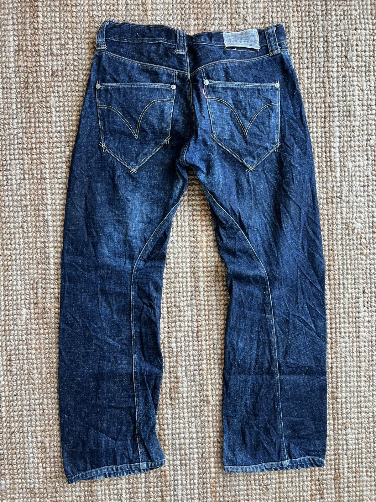 Levi's Levis Engineered Jeans Buckle Back Tag W29 Actual 31x31.5 Size US 31 - 6 Thumbnail